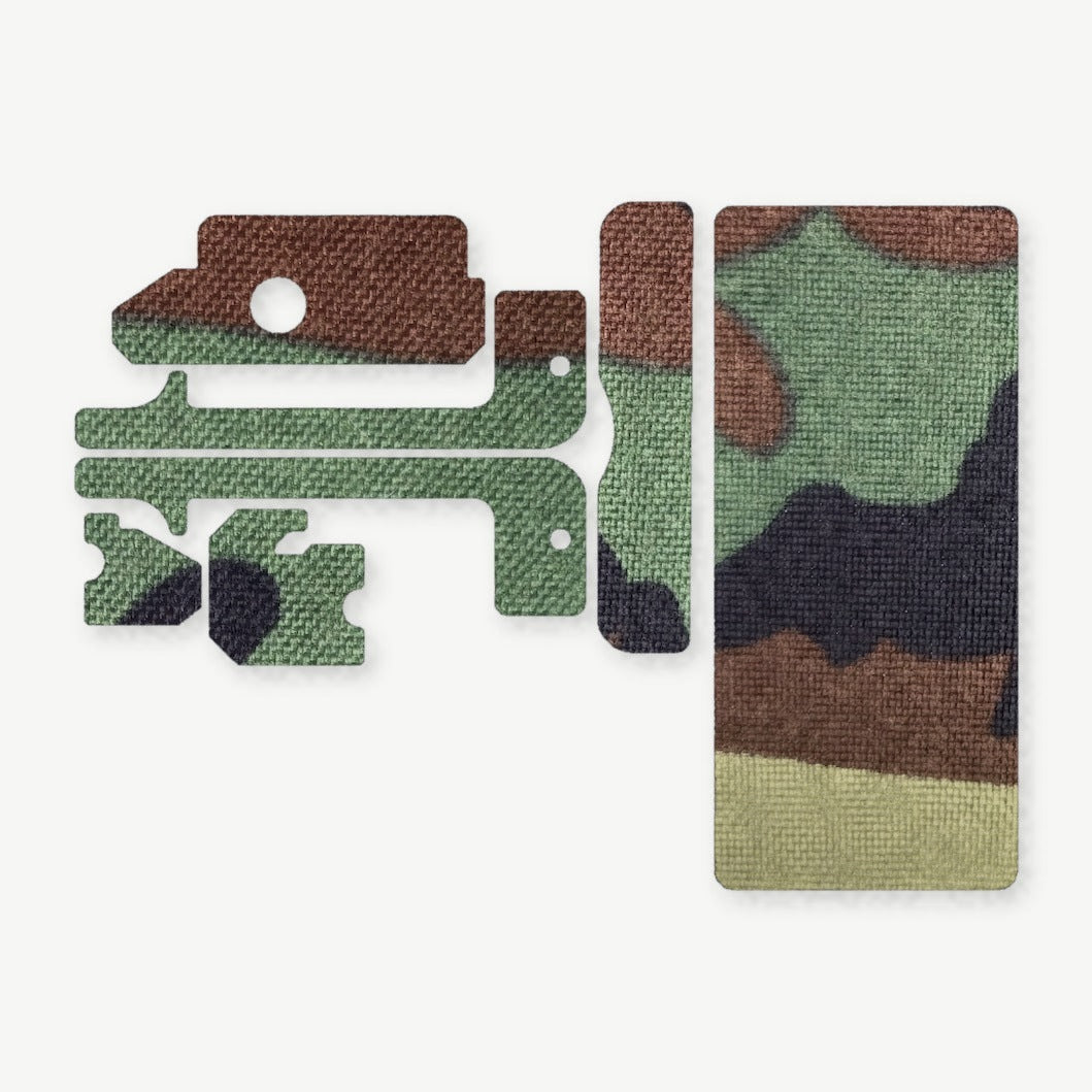 Light Wrap Kit for OLIGHT VALKYRIE PL-MINI 3 - die-cut Cordura 1000D kit pieces in M81 Woodland - Combat Textiles