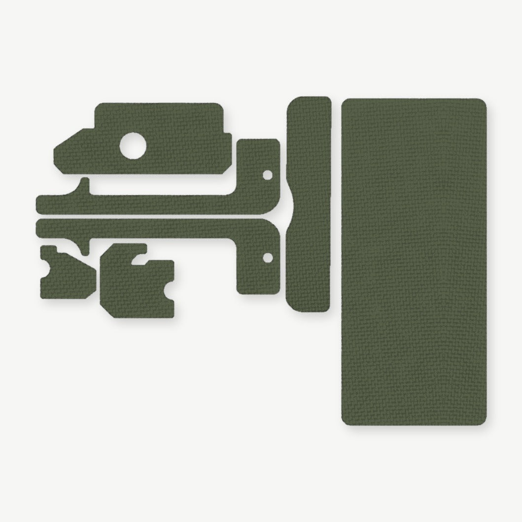 Light Wrap Kit for OLIGHT VALKYRIE PL-MINI 3 - die-cut Cordura 1000D kit pieces in Ranger Green - Combat Textiles