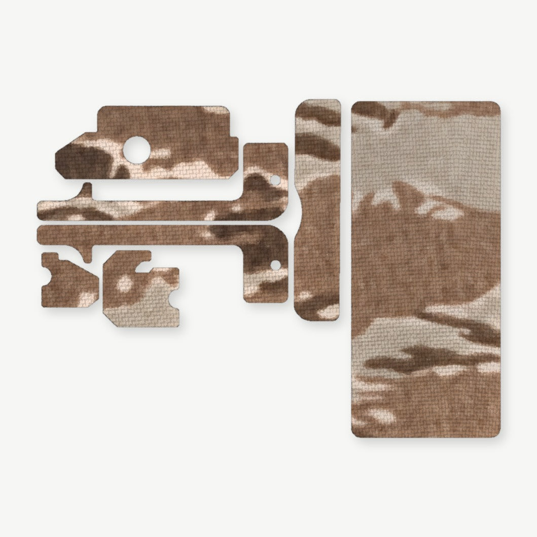 Light Wrap Kit for OLIGHT VALKYRIE PL-MINI 3 - die-cut Cordura 1000D kit pieces in Tiger Stripe (Desert) - Combat Textiles