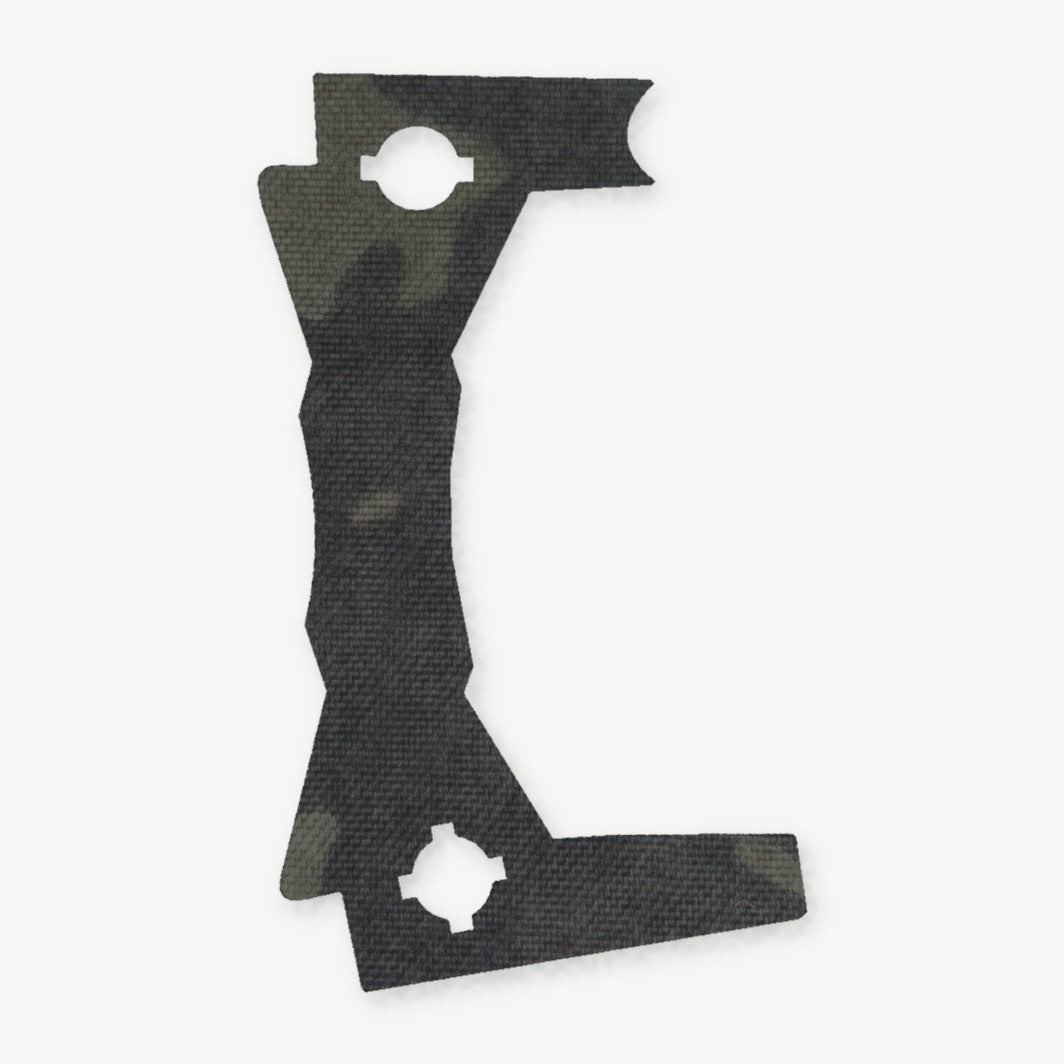 Optic Wrap Kit for Swampfox Sentinel II - die-cut Cordura 1000D kit pieces in MultiCam Black - Combat Textiles