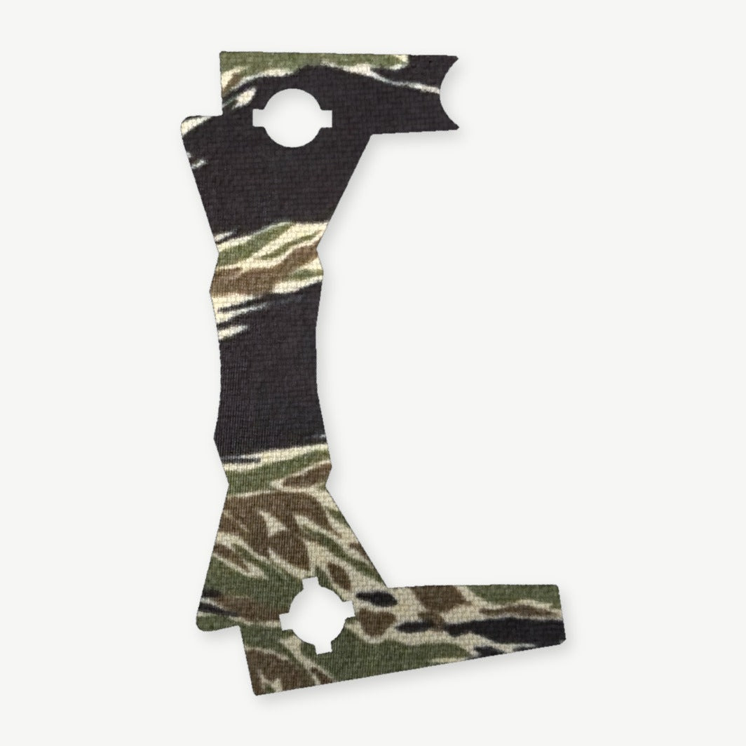 Optic Wrap Kit for Swampfox Sentinel II - die-cut Cordura 1000D kit pieces in Tiger Stripe (Green/Black) - Combat Textiles