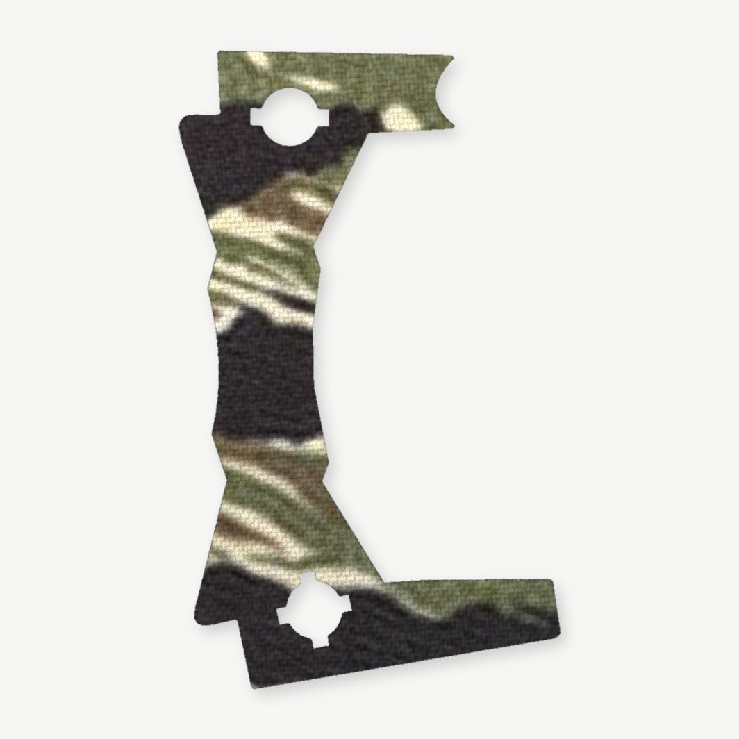 Optic Wrap Kit for Swampfox Sentinel II - die-cut Cordura 1000D kit pieces in Tiger Stripe (Green/Black) - Combat Textiles