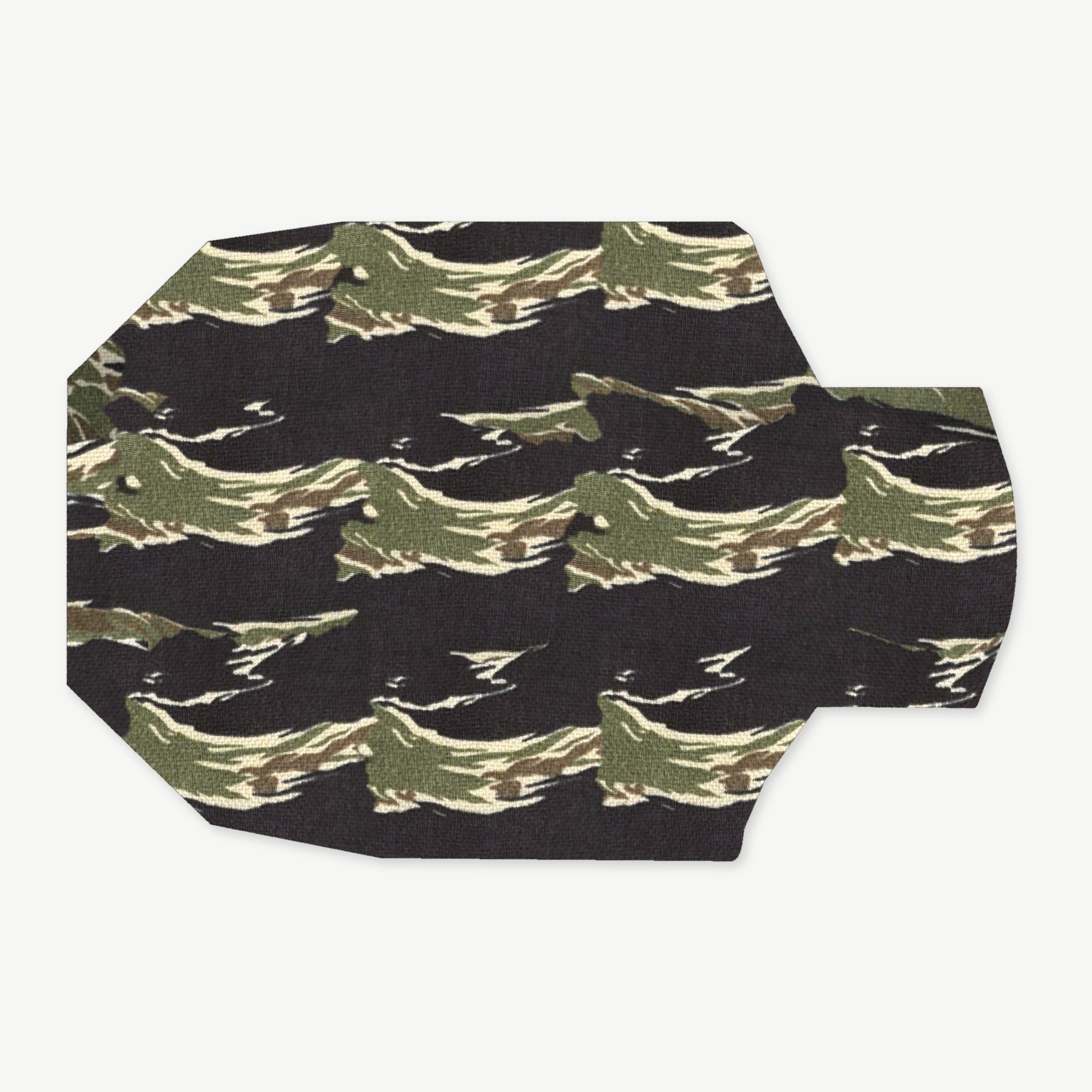 Stock Wrap Kit for BCM Mod 1 SOPMOD - die-cut Cordura 1000D kit pieces in Tiger Stripe (Green/Black) - Combat Textiles