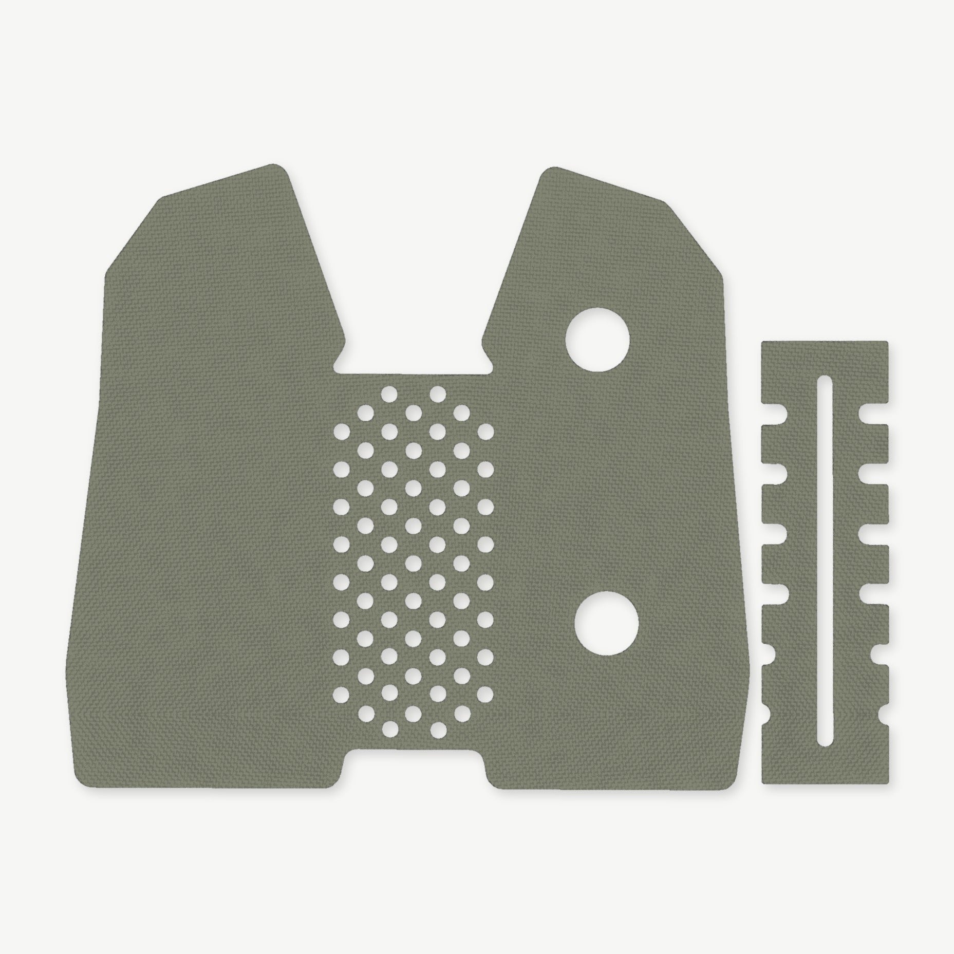 Grip Kit for Magpul MOE EVO - die-cut Cordura 1000D kit pieces in OD Green - Combat Textiles