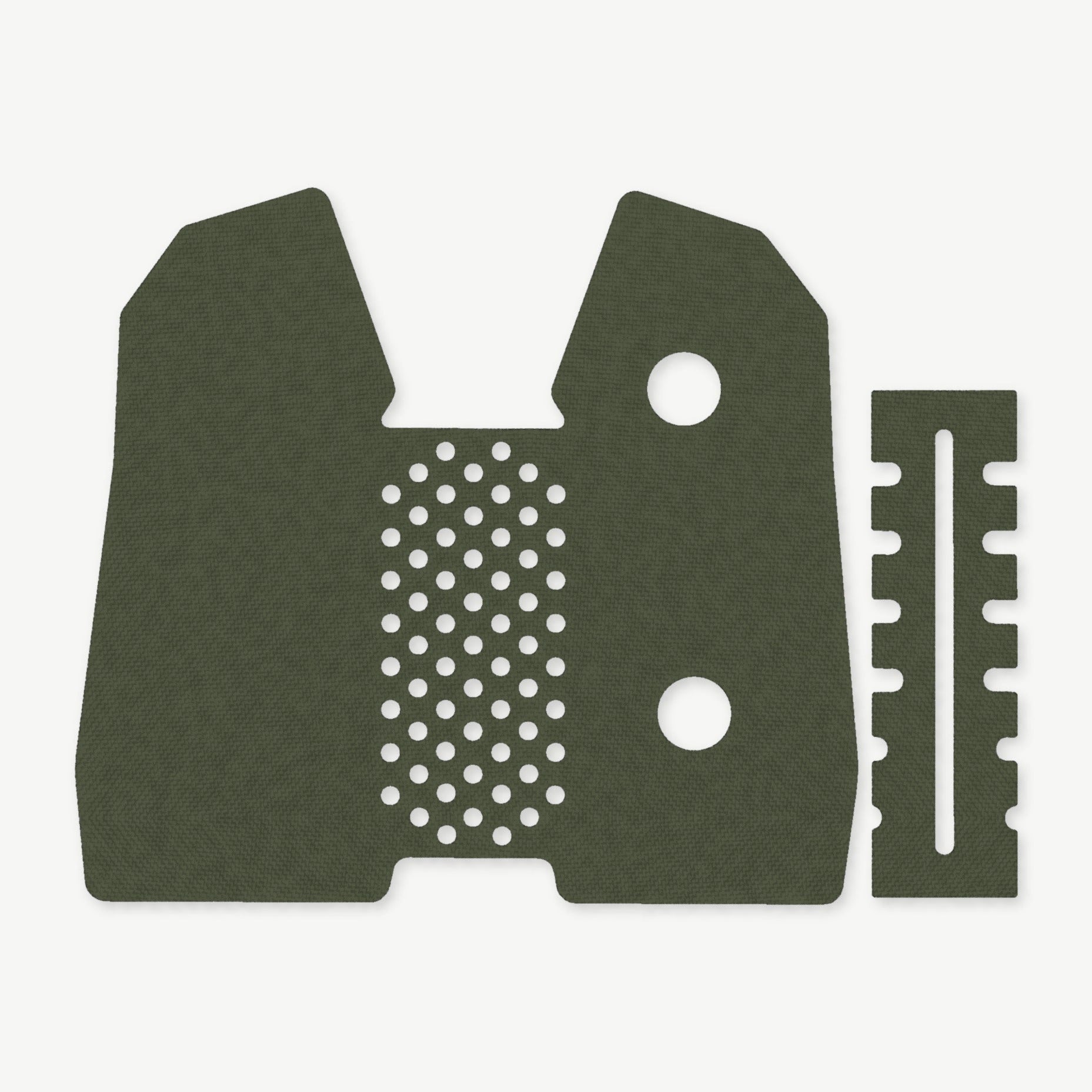 Grip Kit for Magpul MOE EVO - die-cut Cordura 1000D kit pieces in OD Green - Combat Textiles
