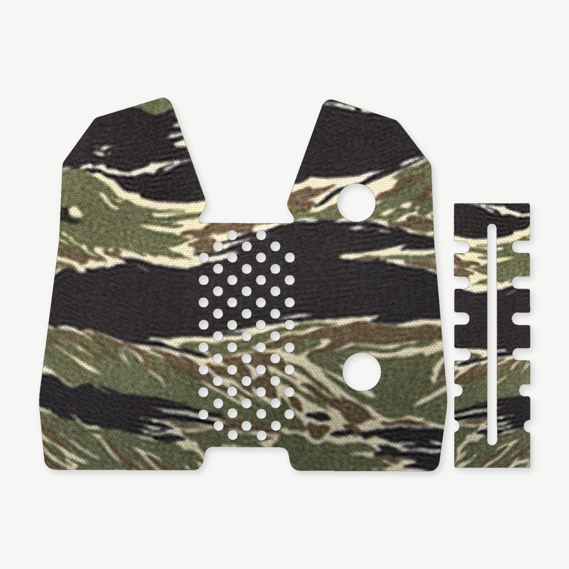 Grip Kit for Magpul MOE EVO - die-cut Cordura 1000D kit pieces in Tiger Stripe (Green/Black) - Combat Textiles