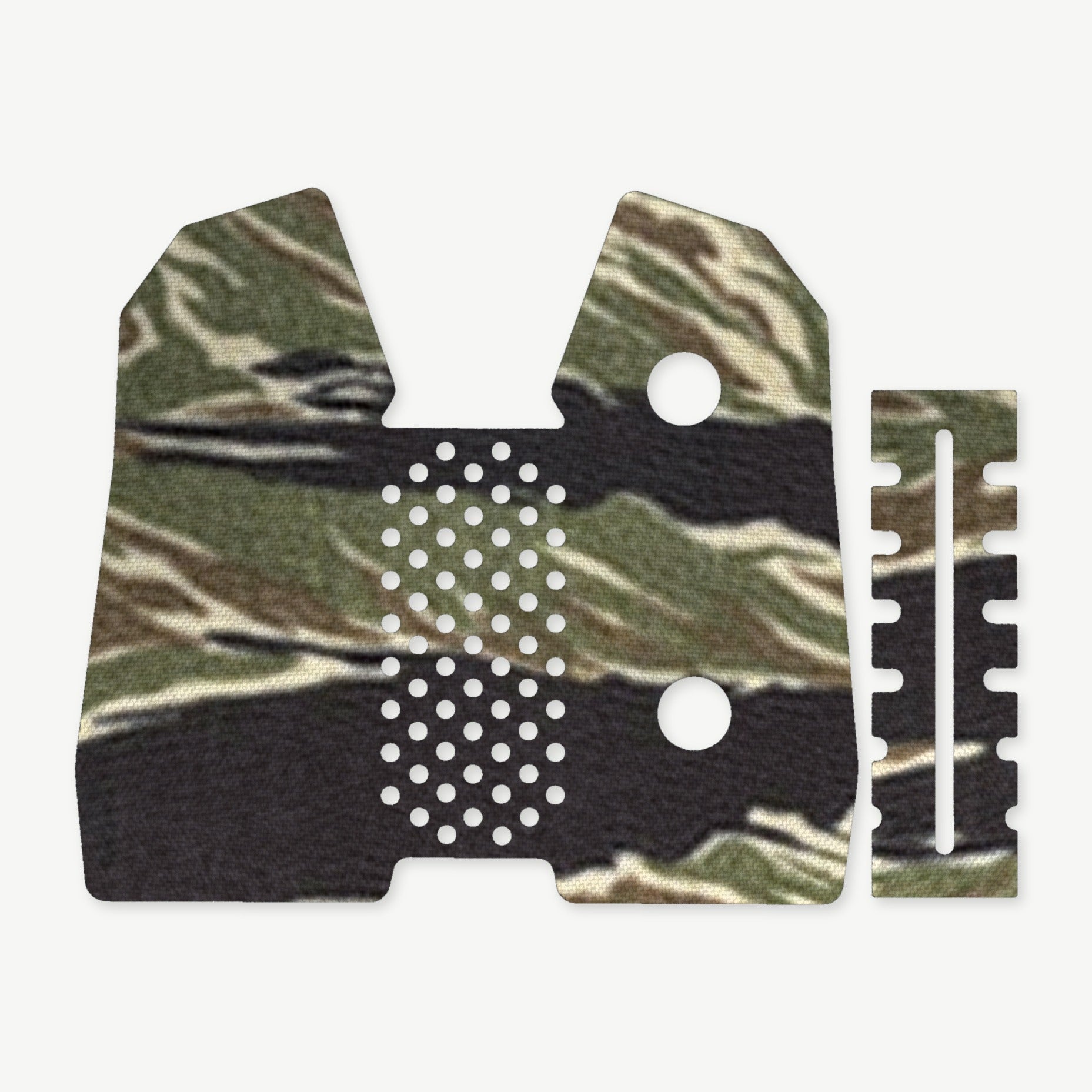 Grip Kit for Magpul MOE EVO - die-cut Cordura 1000D kit pieces in Tiger Stripe (Green/Black) - Combat Textiles