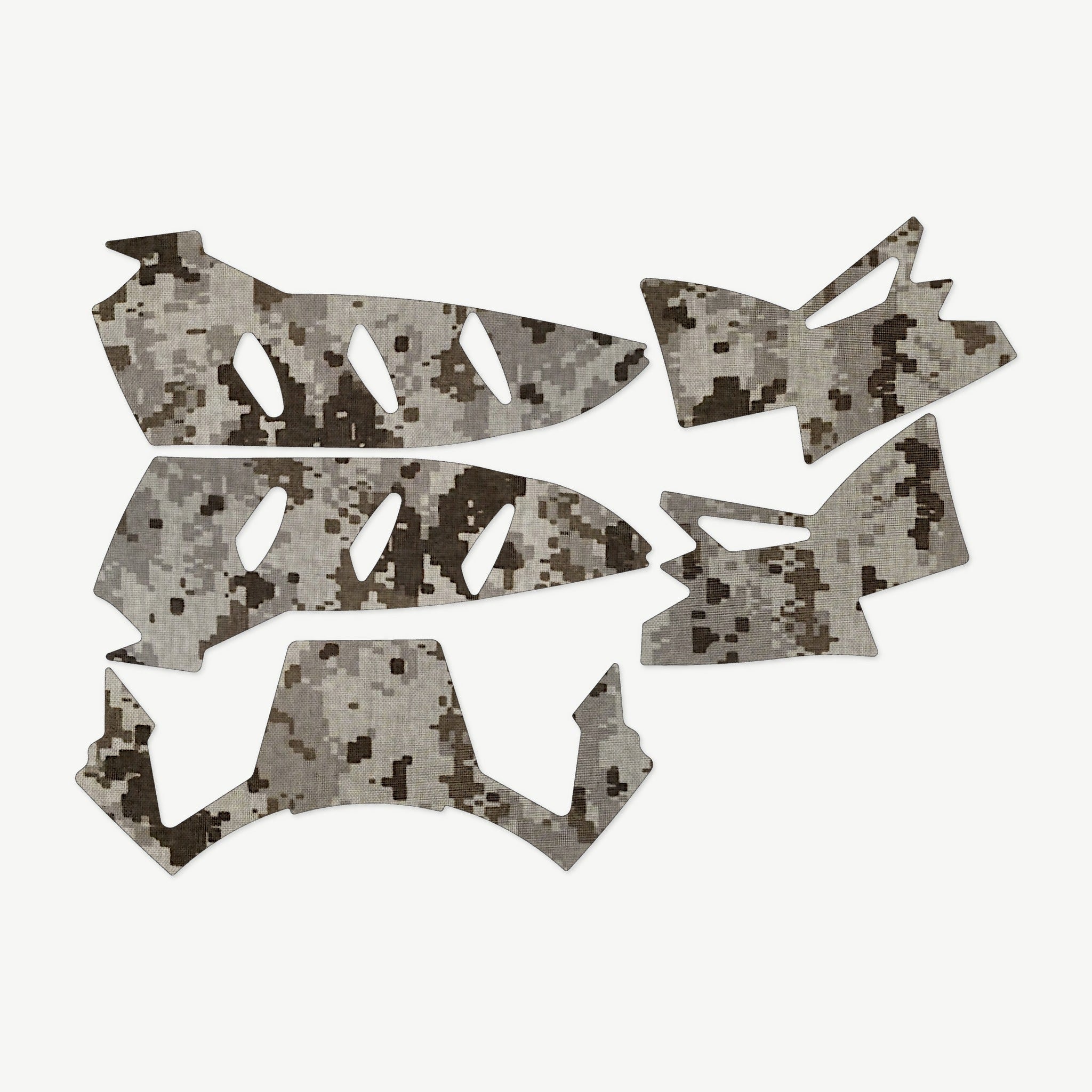 Helmet Wrap Kit for Team Wendy EXFIL LTP - die-cut Cordura 1000D kit pieces in ACU (Desert) - Combat Textiles