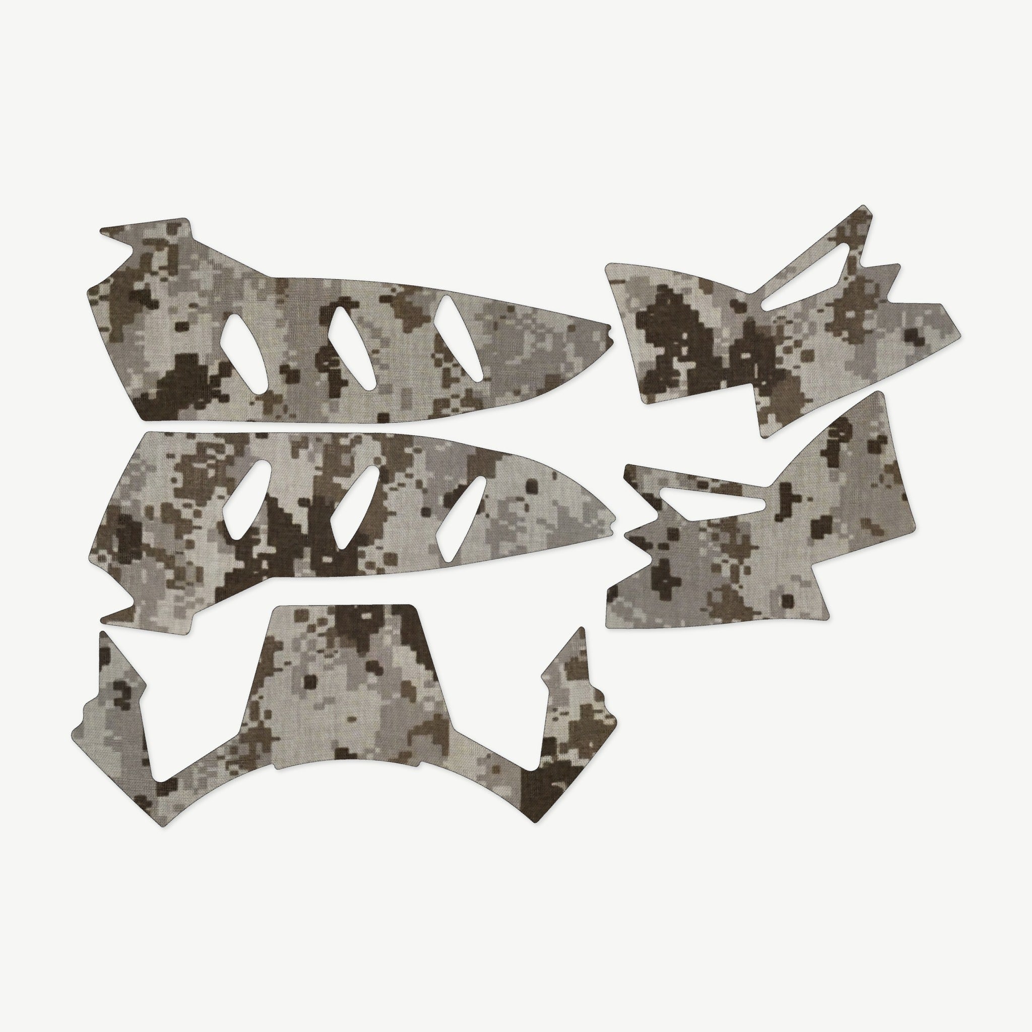 Helmet Wrap Kit for Team Wendy EXFIL LTP - die-cut Cordura 1000D kit pieces in ACU (Desert) - Combat Textiles