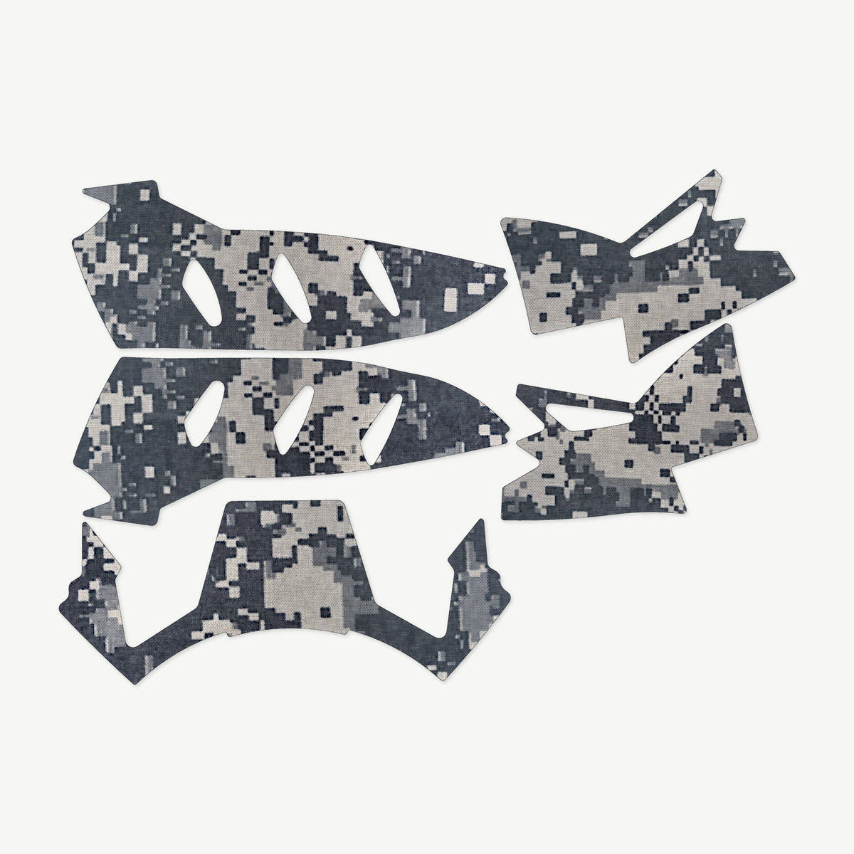 Helmet Wrap Kit for Team Wendy EXFIL LTP - die-cut Cordura 1000D kit pieces in ACU - Combat Textiles
