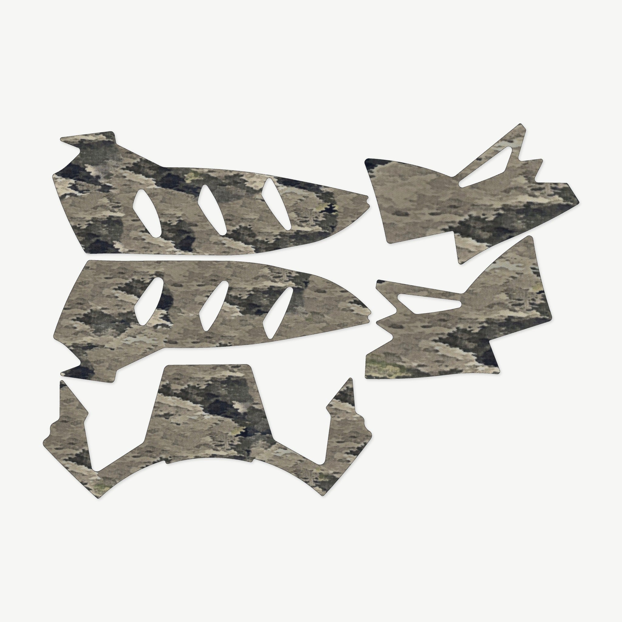Helmet Wrap Kit for Team Wendy EXFIL LTP - die-cut Cordura 1000D kit pieces in A-TACS iX - Combat Textiles