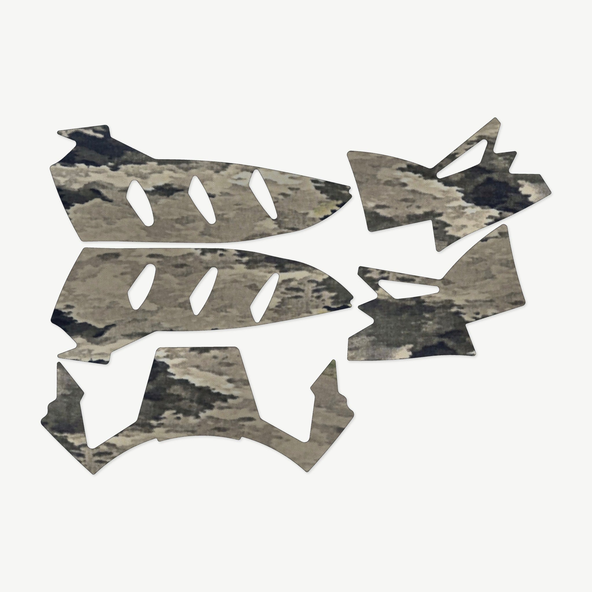 Helmet Wrap Kit for Team Wendy EXFIL LTP - die-cut Cordura 1000D kit pieces in A-TACS iX - Combat Textiles