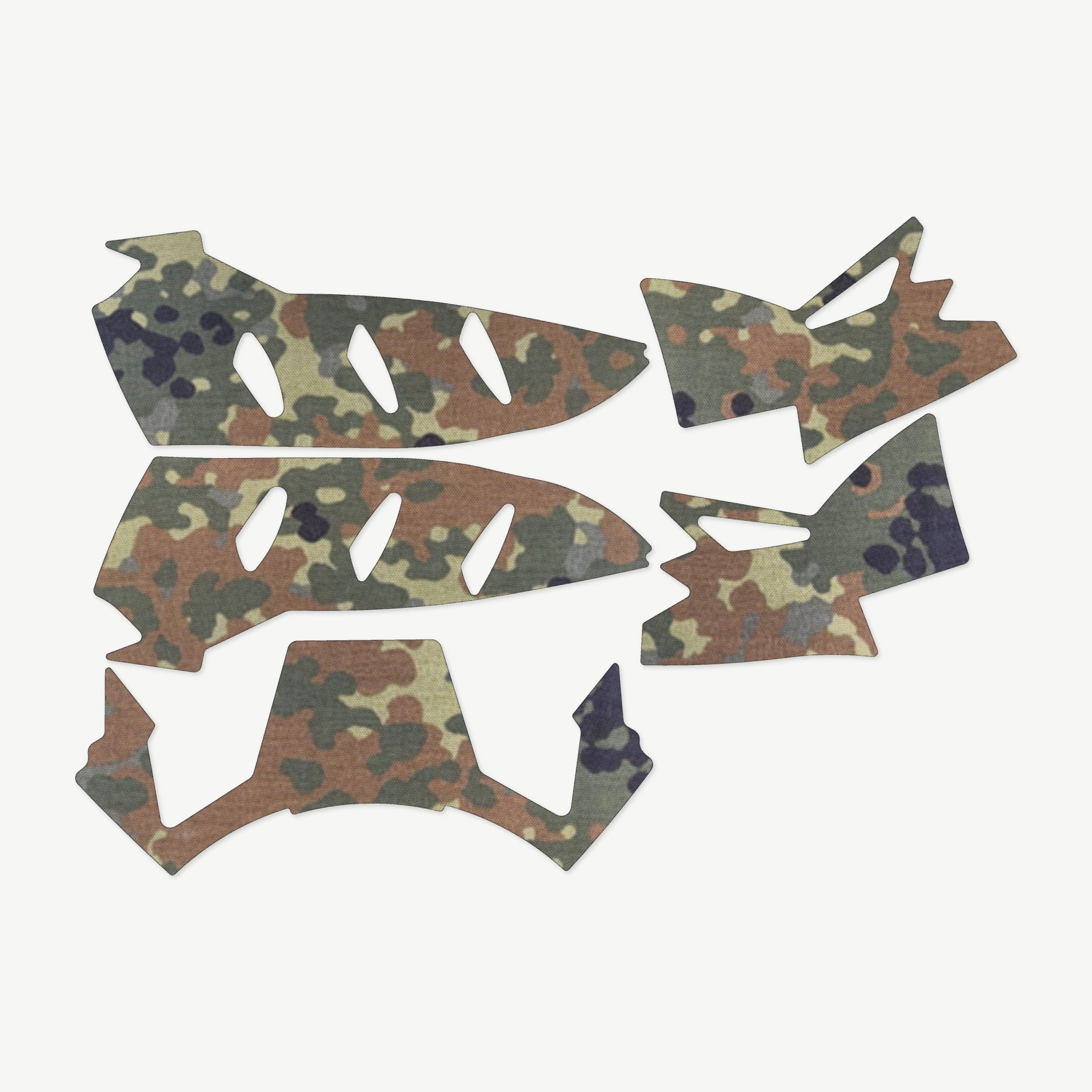 Helmet Wrap Kit for Team Wendy EXFIL LTP - die-cut Cordura 1000D kit pieces in Flecktarn - Combat Textiles