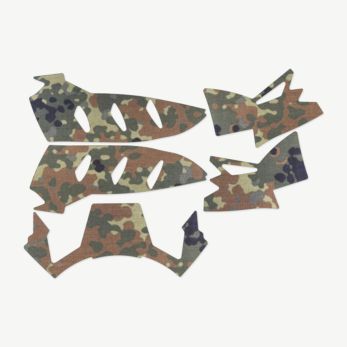 Helmet Wrap Kit for Team Wendy EXFIL LTP - die-cut Cordura 1000D kit pieces in Flecktarn - Combat Textiles