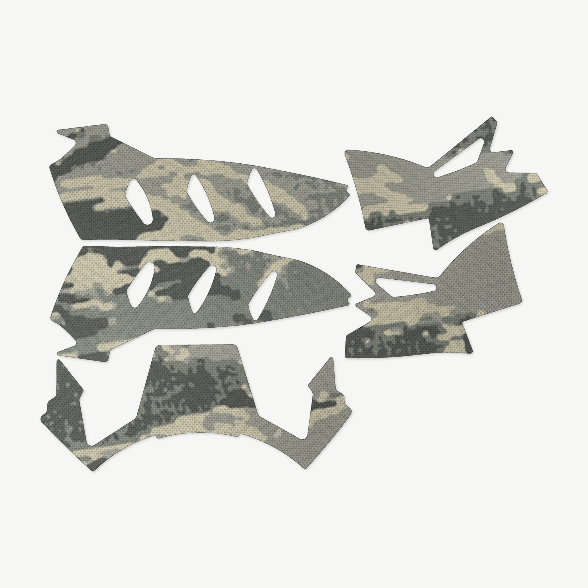 Helmet Wrap Kit for Team Wendy EXFIL LTP - die-cut Cordura 1000D kit pieces in Tiger Stripe (ABU) - Combat Textiles