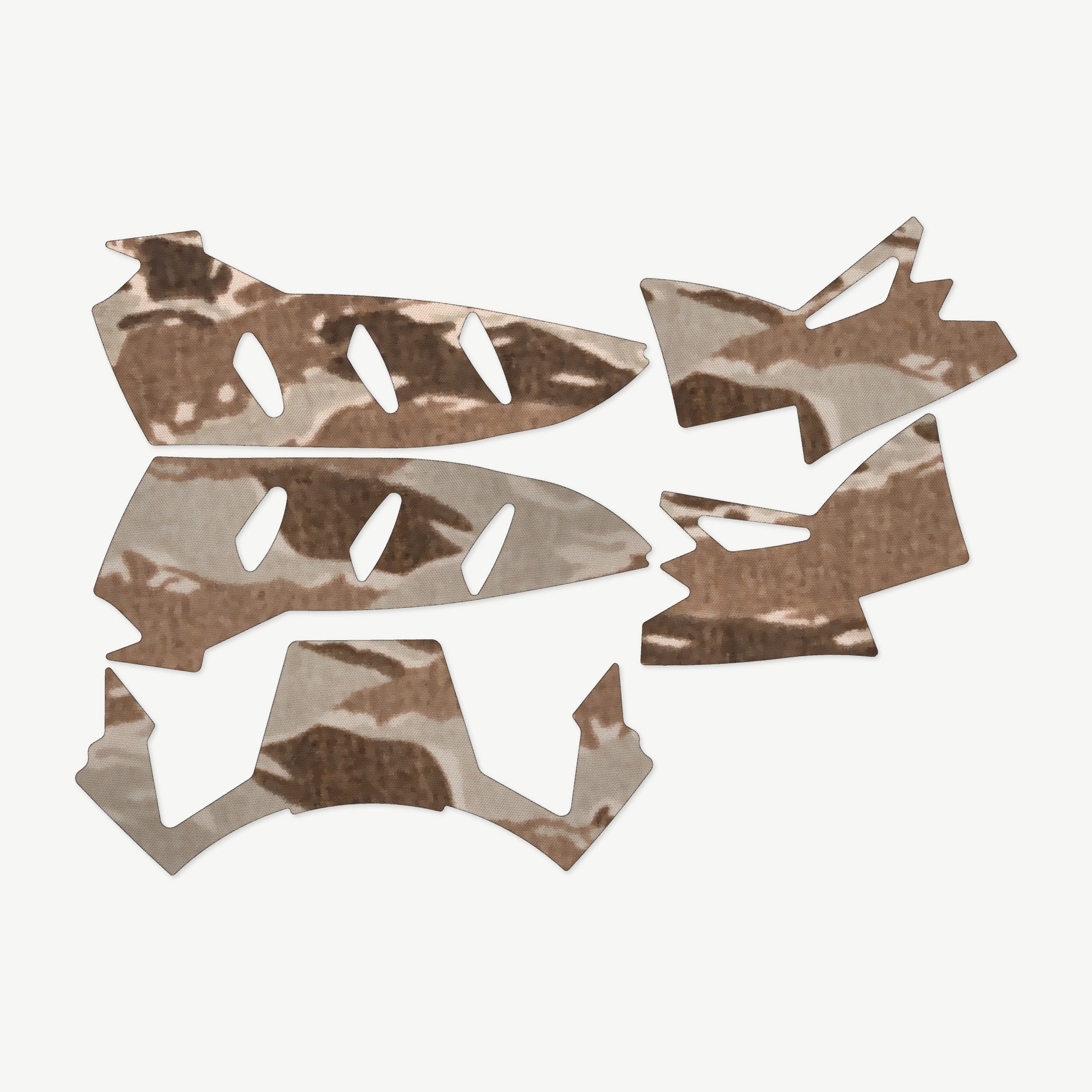 Helmet Wrap Kit for Team Wendy EXFIL LTP - die-cut Cordura 1000D kit pieces in Tiger Stripe (Desert) - Combat Textiles
