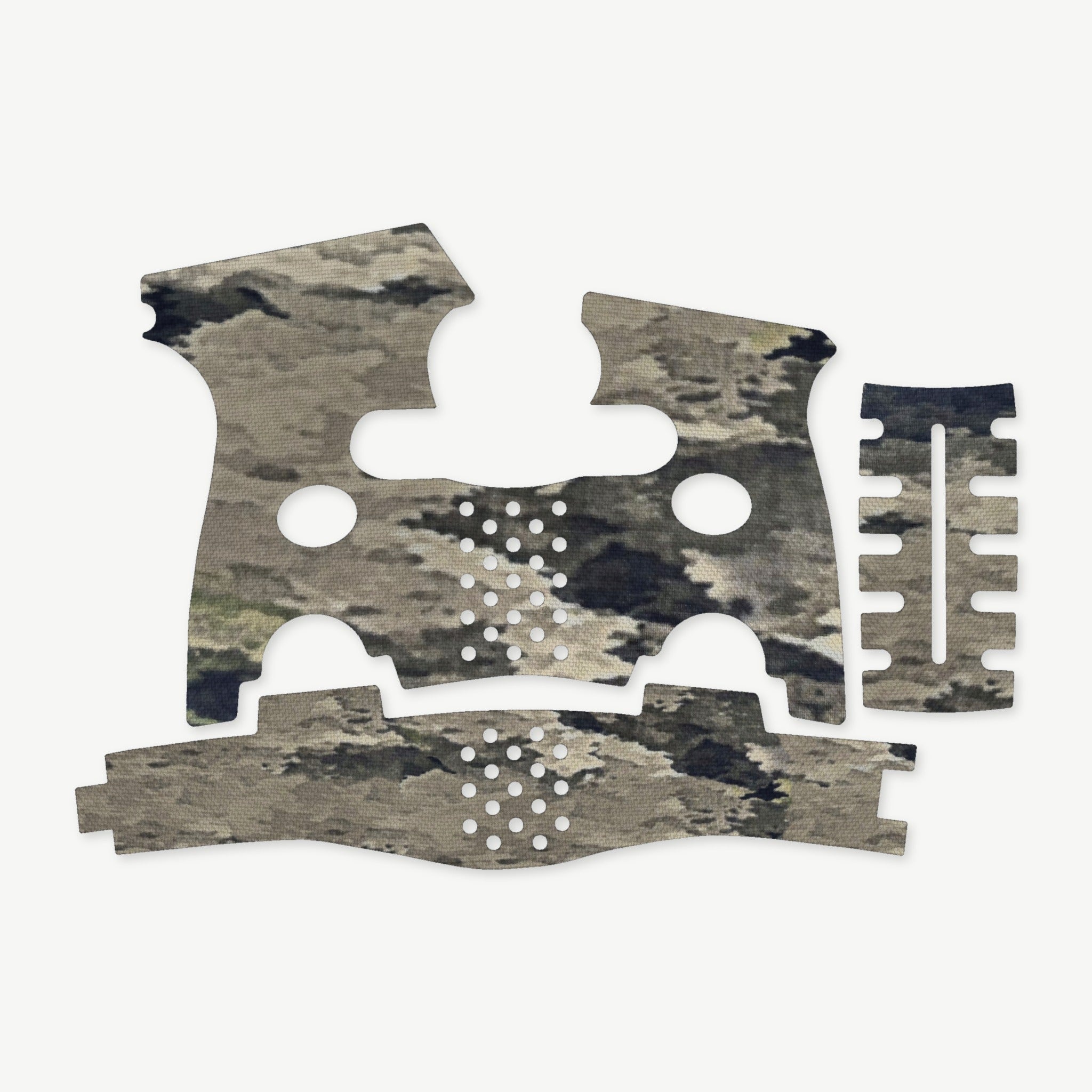 Grip Kit for FN 503 - die-cut Cordura 1000D kit pieces in A-TACS iX - Combat Textiles