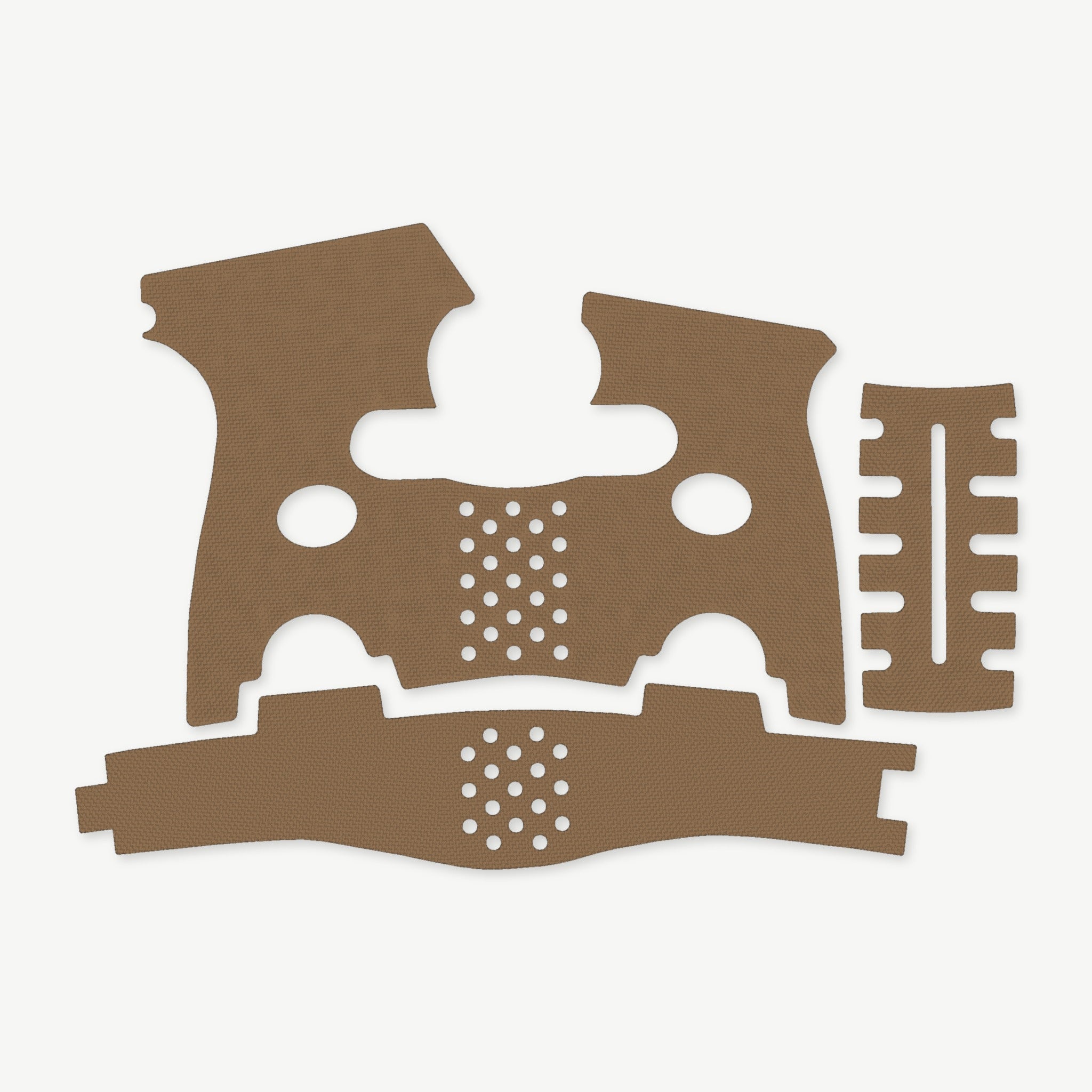 Grip Kit for FN 503 - die-cut Cordura 1000D kit pieces in Coyote - Combat Textiles