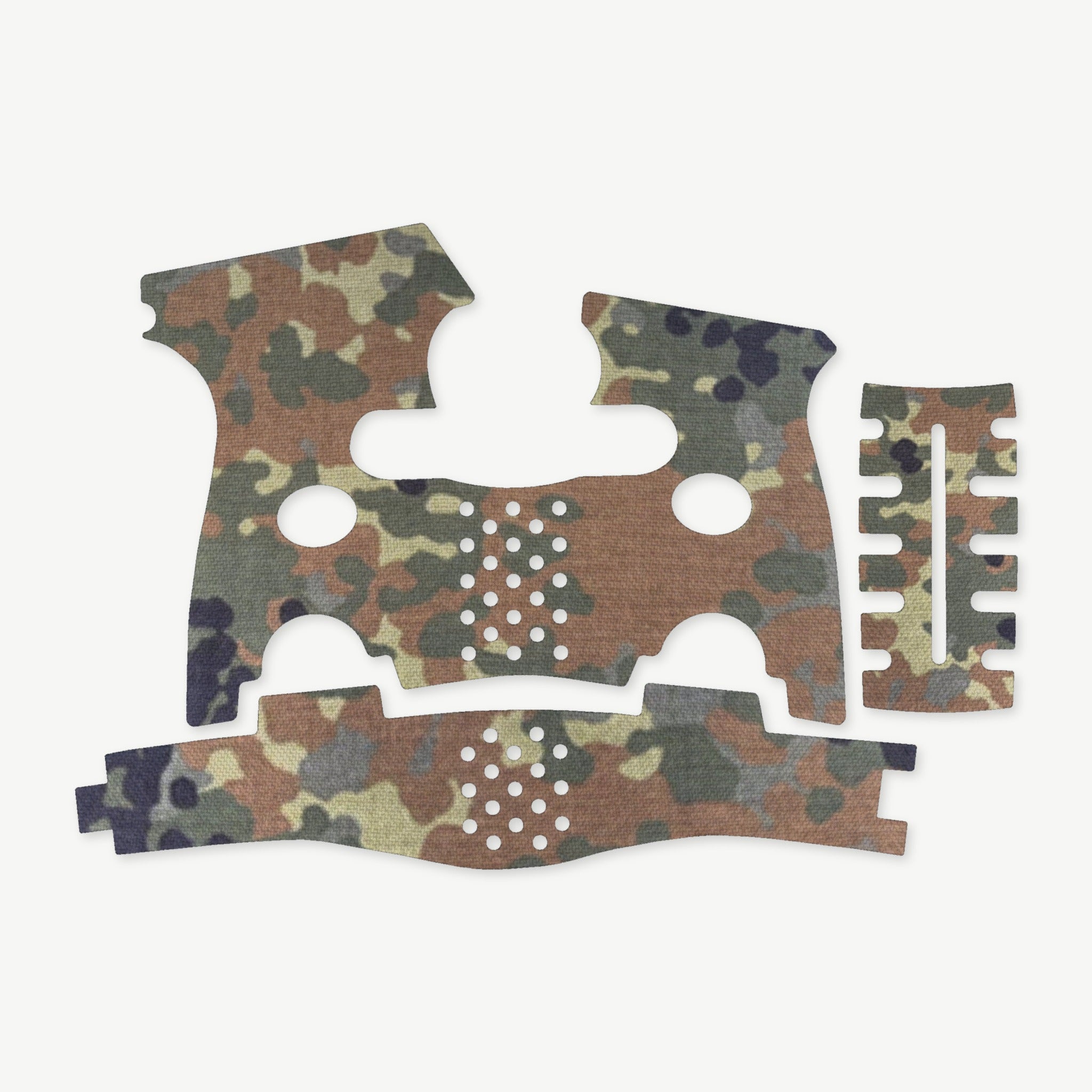 Grip Kit for FN 503 - die-cut Cordura 1000D kit pieces in Flecktarn - Combat Textiles