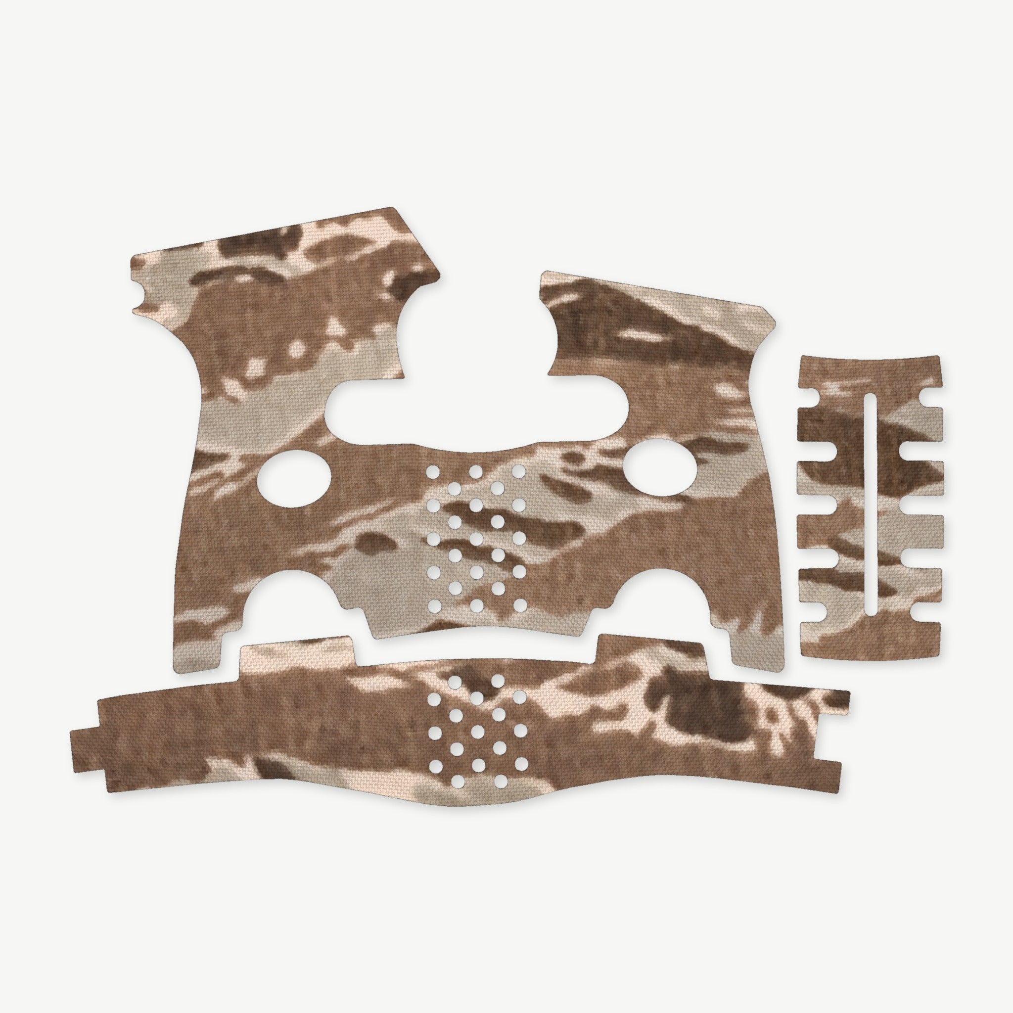 Grip Kit for FN 503 - die-cut Cordura 1000D kit pieces in Tiger Stripe (Desert) - Combat Textiles