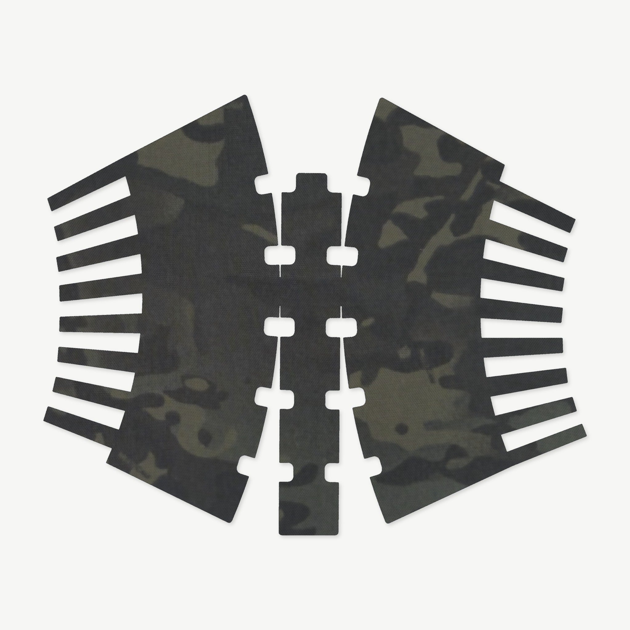Mag Wrap Kit for Magpul PMAG 30 AK/AKM Gen 3 - die-cut Cordura 1000D kit pieces in MultiCam Black - Combat Textiles
