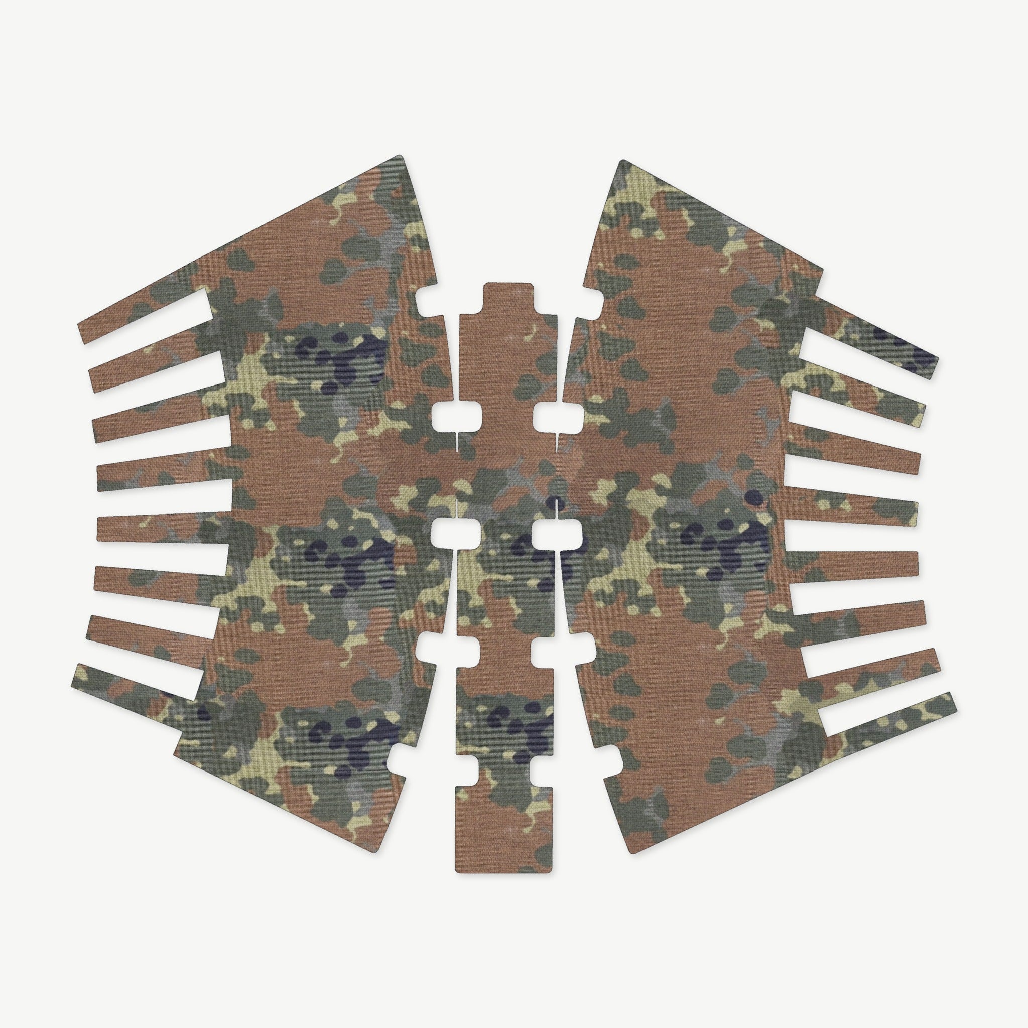 Mag Wrap Kit for Magpul PMAG 30 AK/AKM Gen 3 - die-cut Cordura 1000D kit pieces in Flecktarn - Combat Textiles