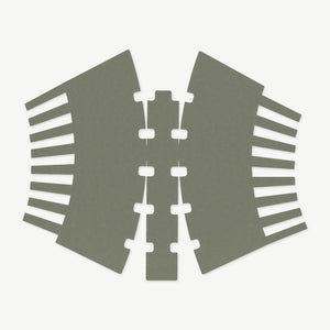 Mag Wrap Kit for Magpul PMAG 30 AK/AKM Gen 3 - die-cut Cordura 1000D kit pieces in OD Green - Combat Textiles