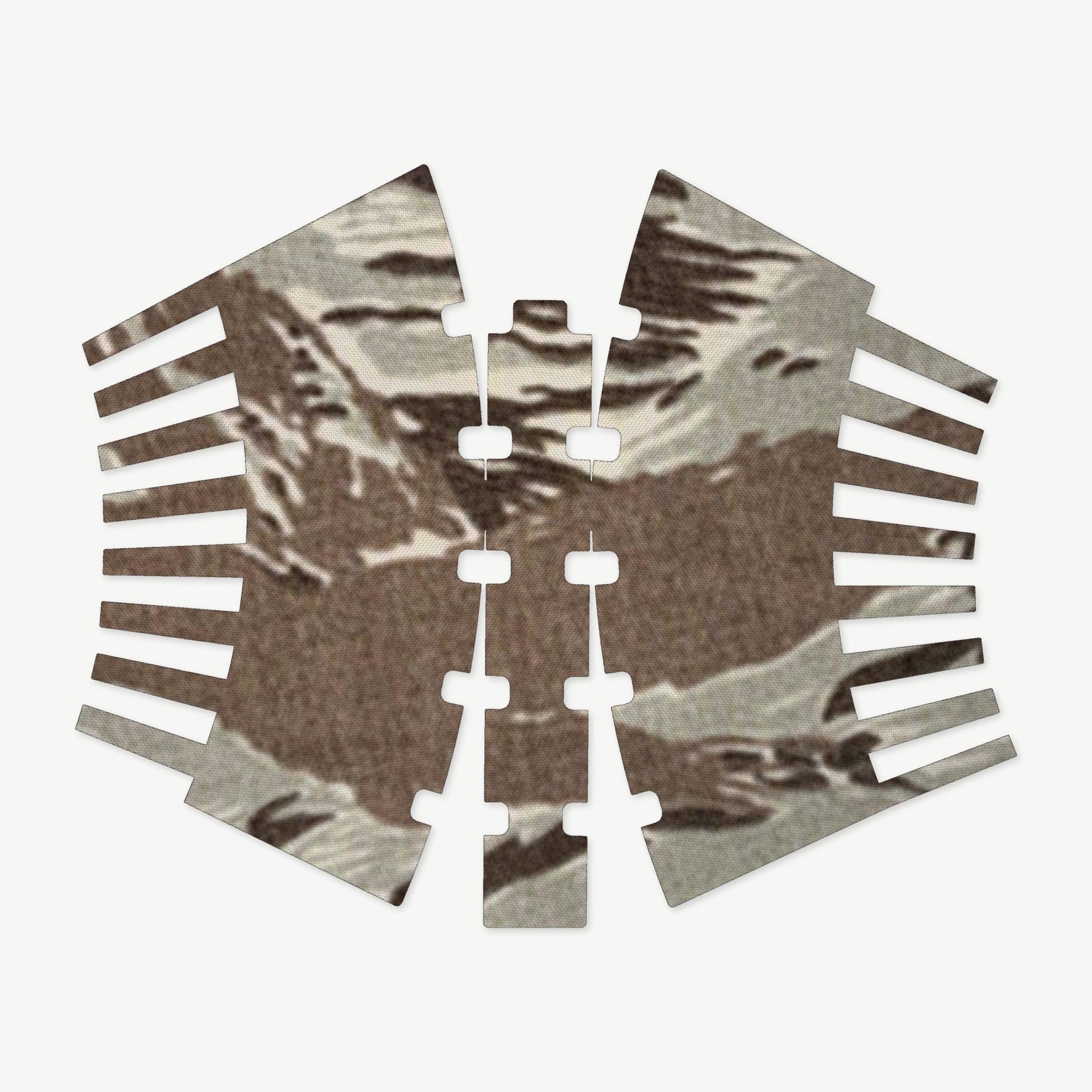 Mag Wrap Kit for Magpul PMAG 30 AK/AKM Gen 3 - die-cut Cordura 1000D kit pieces in Tiger Stripe (ABU) - Combat Textiles