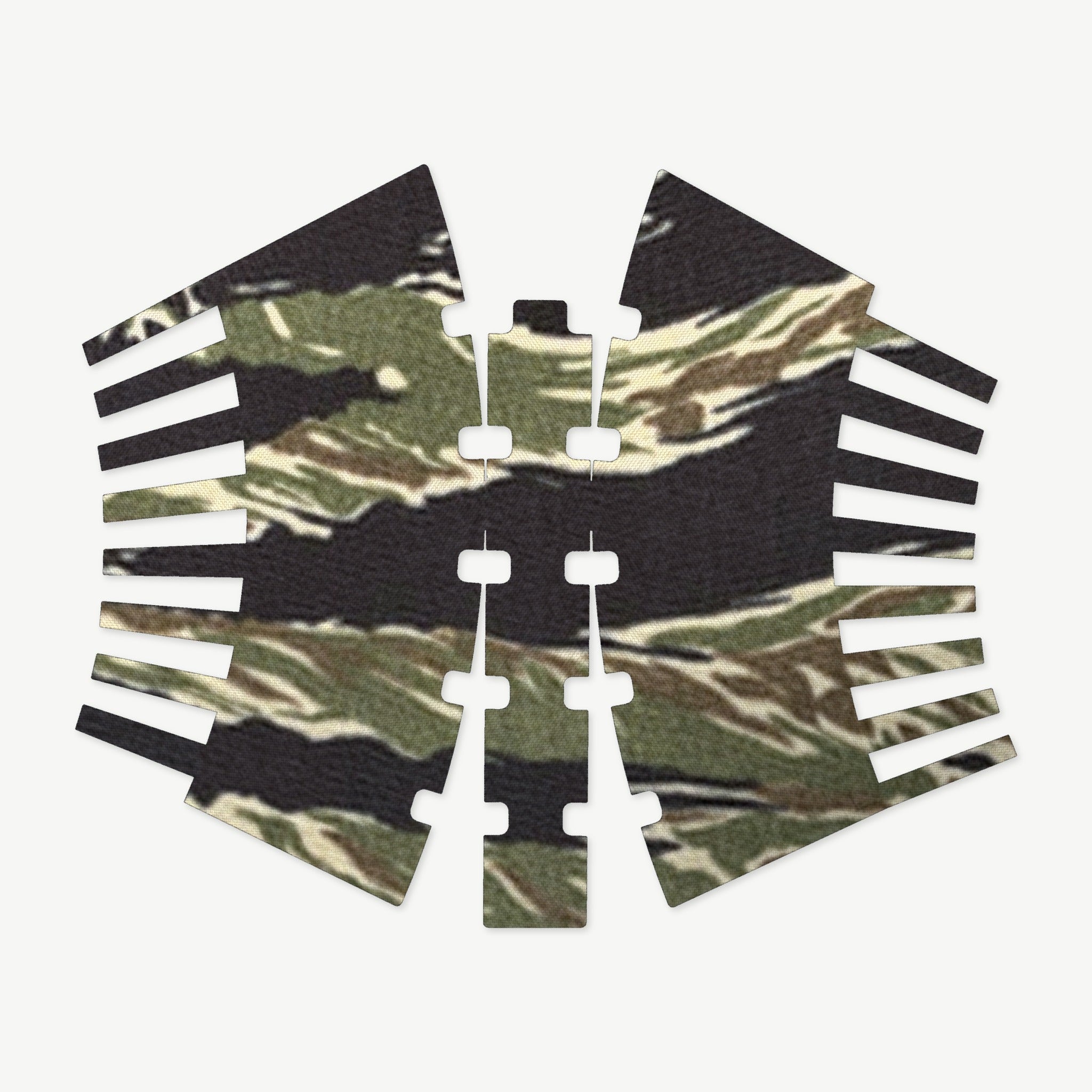Mag Wrap Kit for Magpul PMAG 30 AK/AKM Gen 3 - die-cut Cordura 1000D kit pieces in Tiger Stripe (Green/Black) - Combat Textiles