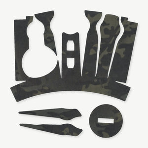 Optic Wrap Kit for SIG Romeo 5 (Gen 2) - die-cut Cordura 1000D kit pieces in MultiCam Black - Combat Textiles