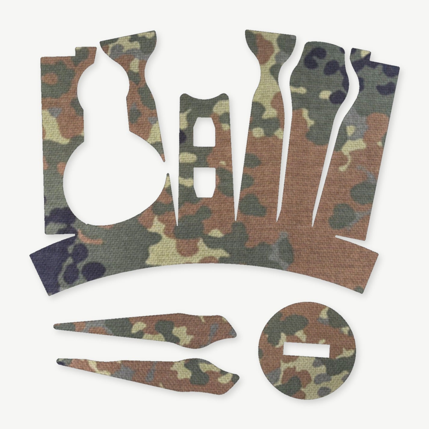 Optic Wrap Kit for SIG Romeo 5 (Gen 2) - die-cut Cordura 1000D kit pieces in Flecktarn - Combat Textiles