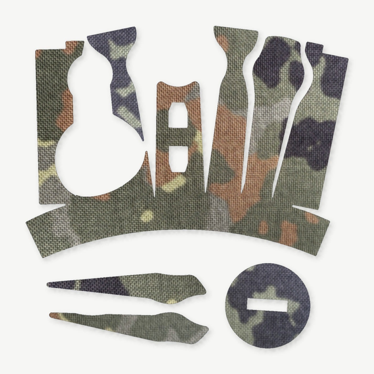 Optic Wrap Kit for SIG Romeo 5 (Gen 2) - die-cut Cordura 1000D kit pieces in Flecktarn - Combat Textiles
