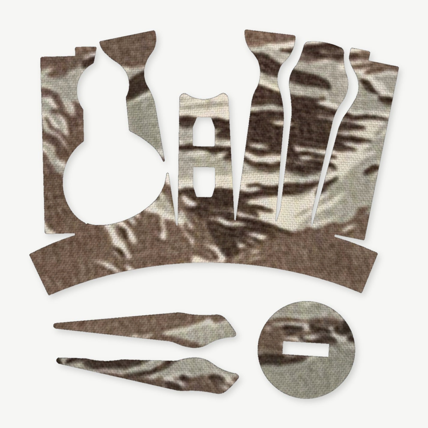 Optic Wrap Kit for SIG Romeo 5 (Gen 2) - die-cut Cordura 1000D kit pieces in Tiger Stripe (ABU) - Combat Textiles