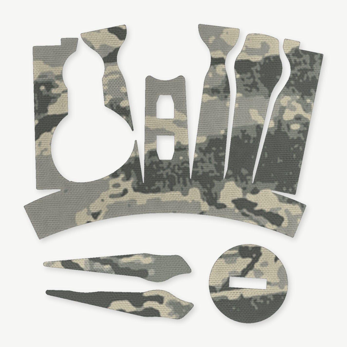 Optic Wrap Kit for SIG Romeo 5 (Gen 2) - die-cut Cordura 1000D kit pieces in Tiger Stripe (ABU) - Combat Textiles