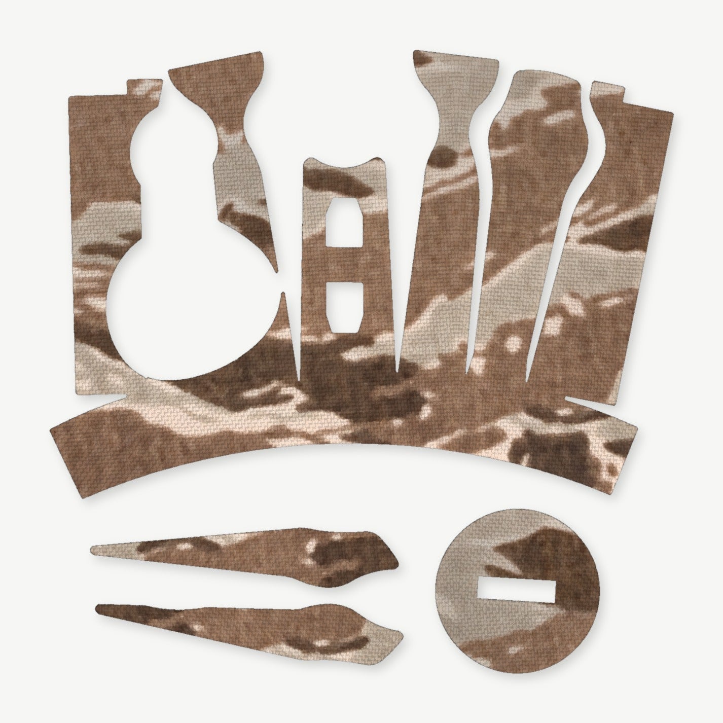 Optic Wrap Kit for SIG Romeo 5 (Gen 2) - die-cut Cordura 1000D kit pieces in Tiger Stripe (Desert) - Combat Textiles