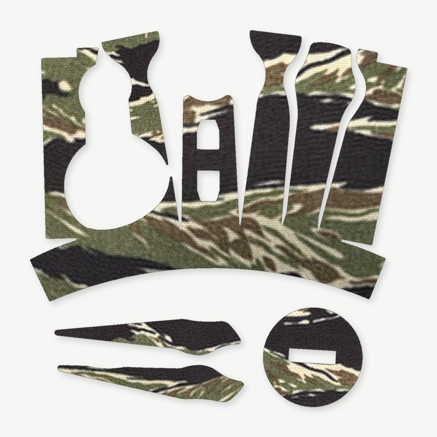 Optic Wrap Kit for SIG Romeo 5 (Gen 2) - die-cut Cordura 1000D kit pieces in Tiger Stripe (Green/Black) - Combat Textiles