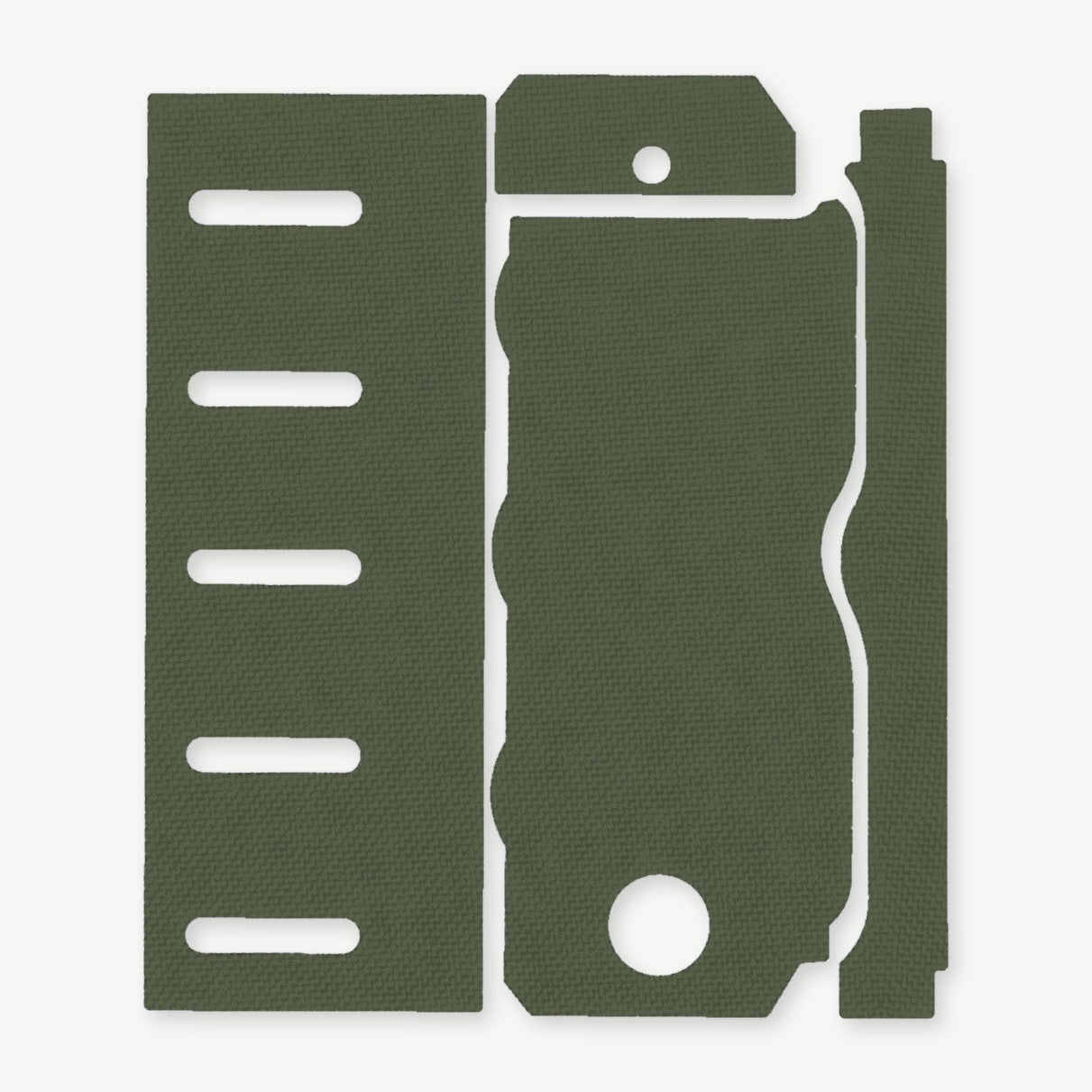 Light Wrap Kit for Modlite PL-350C - die-cut Cordura 1000D kit pieces in Ranger Green - Combat Textiles