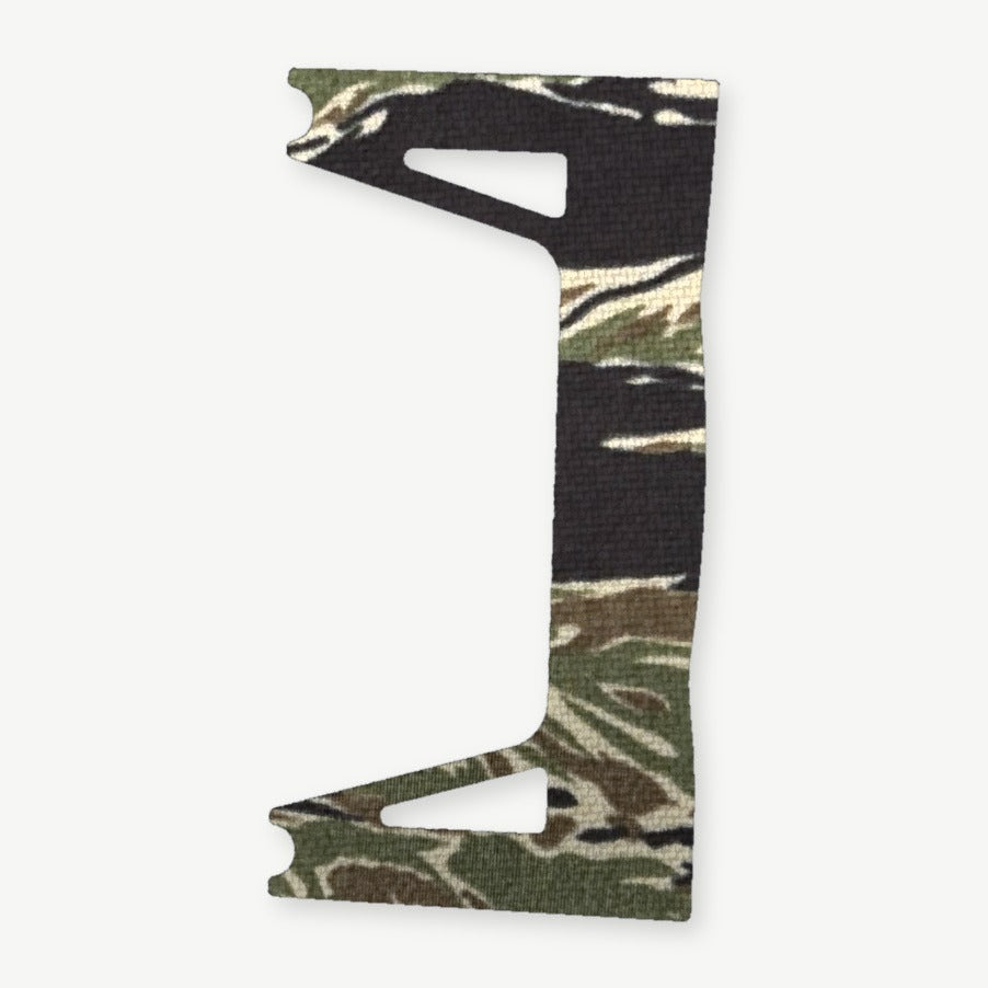 Optic Wrap Kit for Shield SMS2 COMPACT Mini-Sight - die-cut Cordura 1000D kit pieces in Tiger Stripe (Green/Black) - Combat Textiles