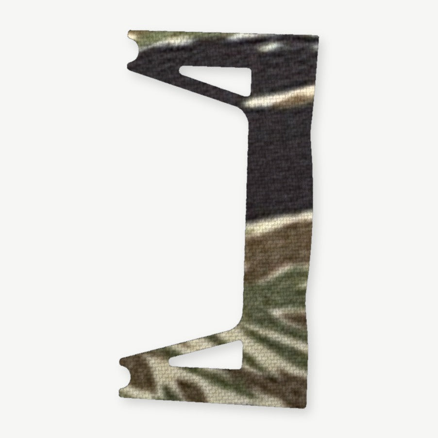 Optic Wrap Kit for Shield SMS2 COMPACT Mini-Sight - die-cut Cordura 1000D kit pieces in Tiger Stripe (Green/Black) - Combat Textiles