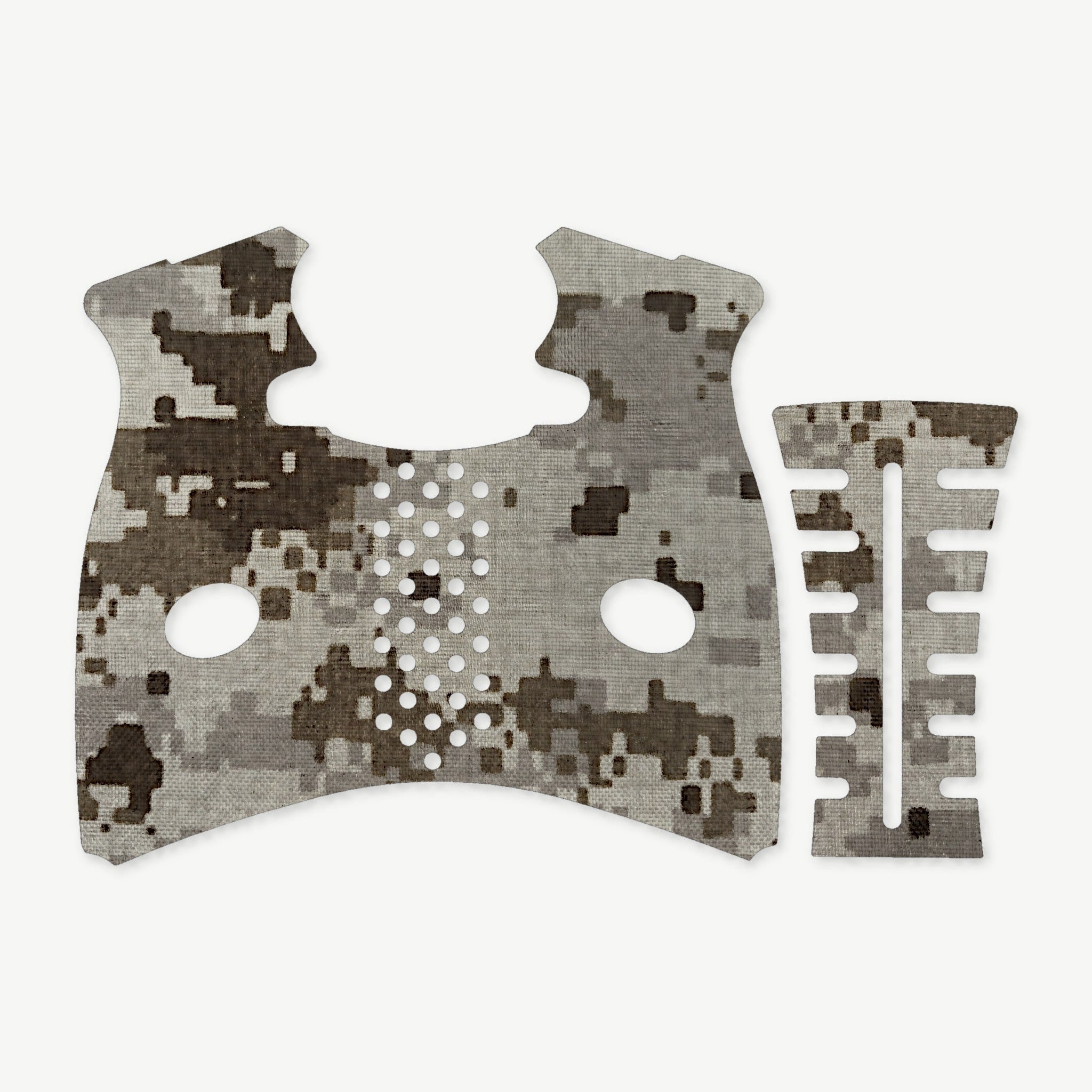 Grip Kit for FNS 9/40 Full Size - die-cut Cordura 1000D kit pieces in ACU (Desert) - Combat Textiles