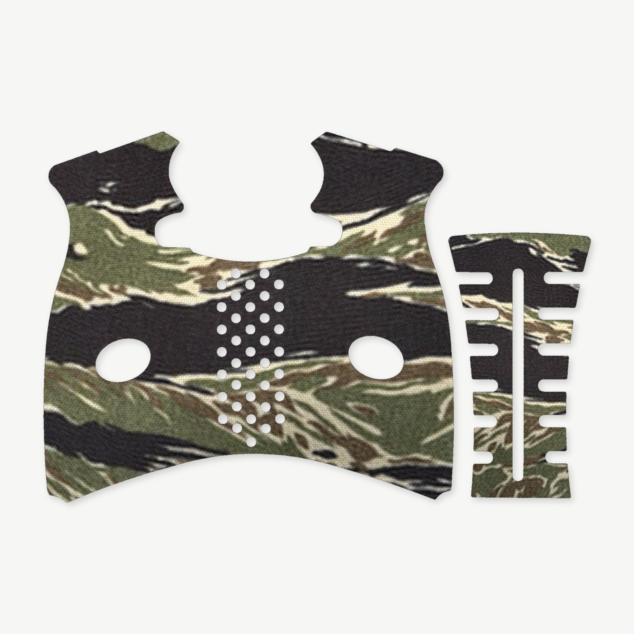 Grip Kit for FNS 9/40 Full Size - die-cut Cordura 1000D kit pieces in Tiger Stripe (Green/Black) - Combat Textiles