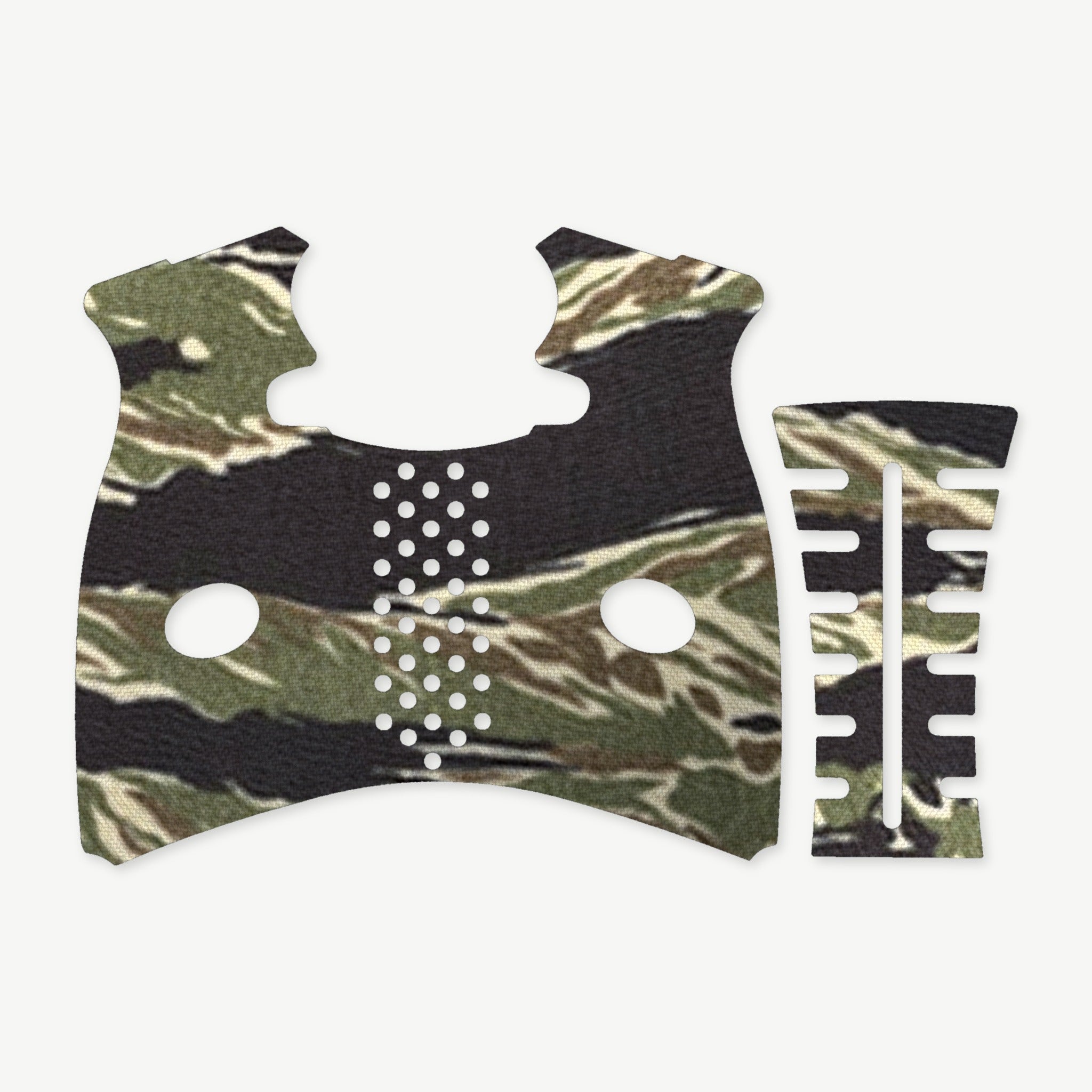 Grip Kit for FNS 9/40 Full Size - die-cut Cordura 1000D kit pieces in Tiger Stripe (Green/Black) - Combat Textiles