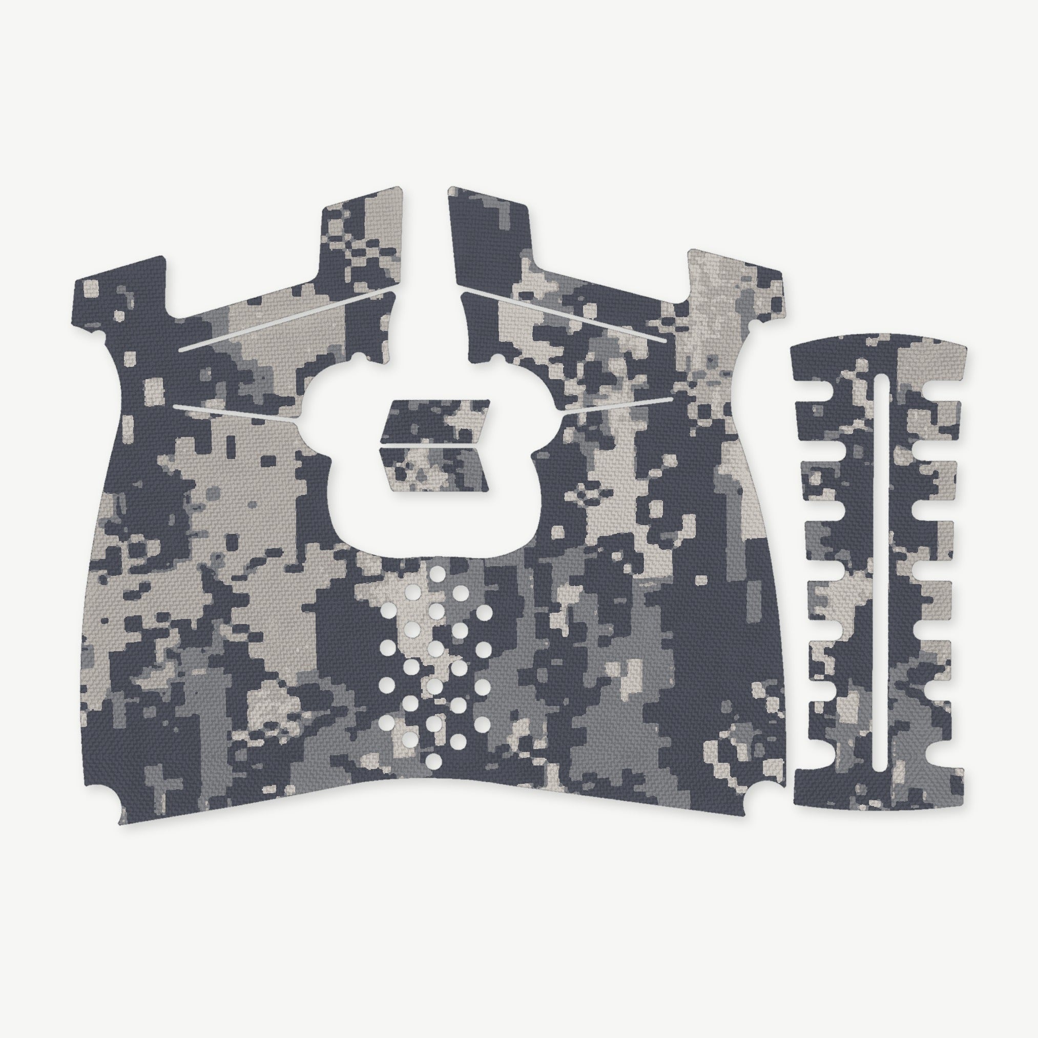 Grip Kit for Kimber R7 Mako (Carbon Compact) - die-cut Cordura 1000D kit pieces in ACU - Combat Textiles