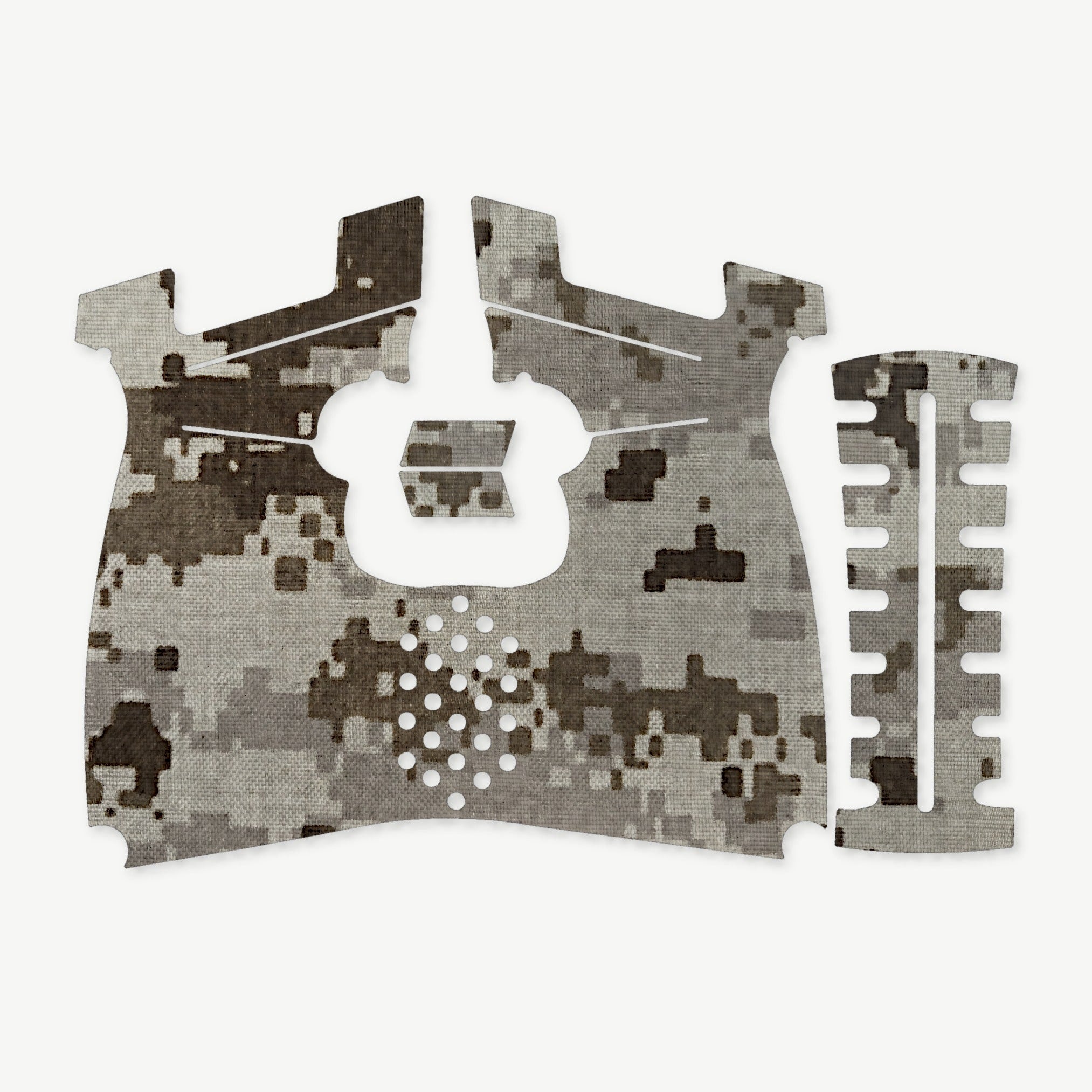 Grip Kit for Kimber R7 Mako (Carbon Compact) - die-cut Cordura 1000D kit pieces in ACU (Desert) - Combat Textiles