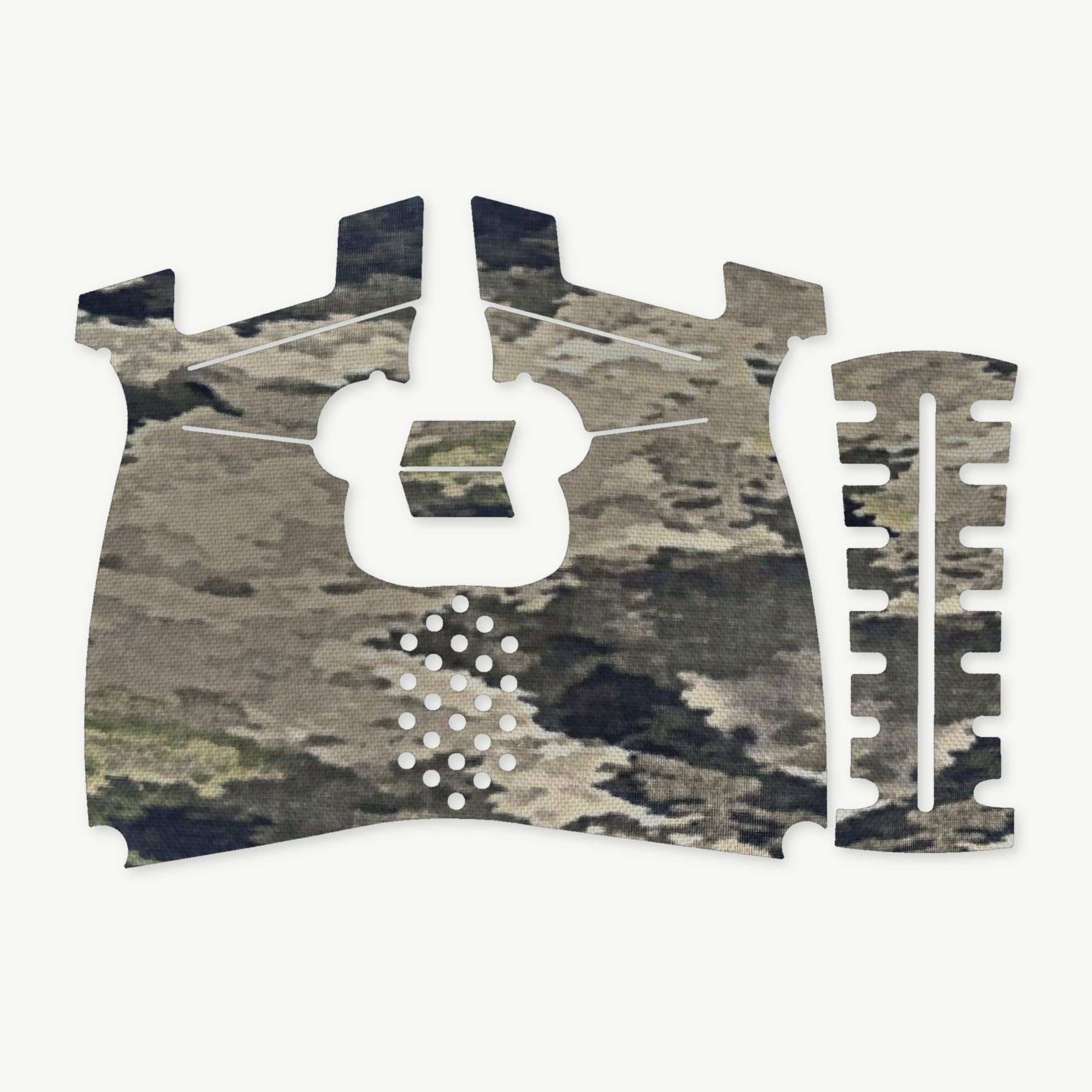 Grip Kit for Kimber R7 Mako (Carbon Compact) - die-cut Cordura 1000D kit pieces in A-TACS iX - Combat Textiles