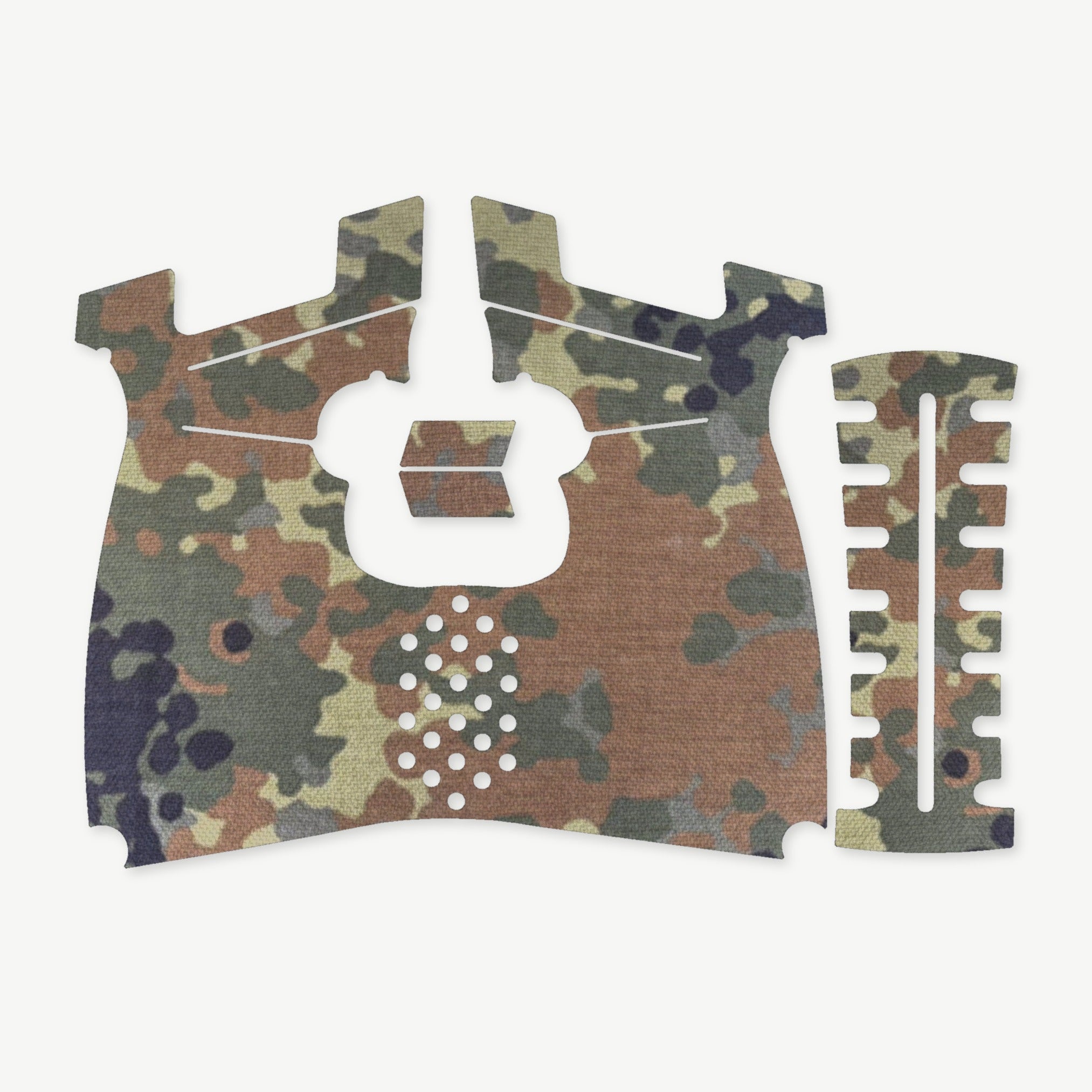 Grip Kit for Kimber R7 Mako (Carbon Compact) - die-cut Cordura 1000D kit pieces in Flecktarn - Combat Textiles