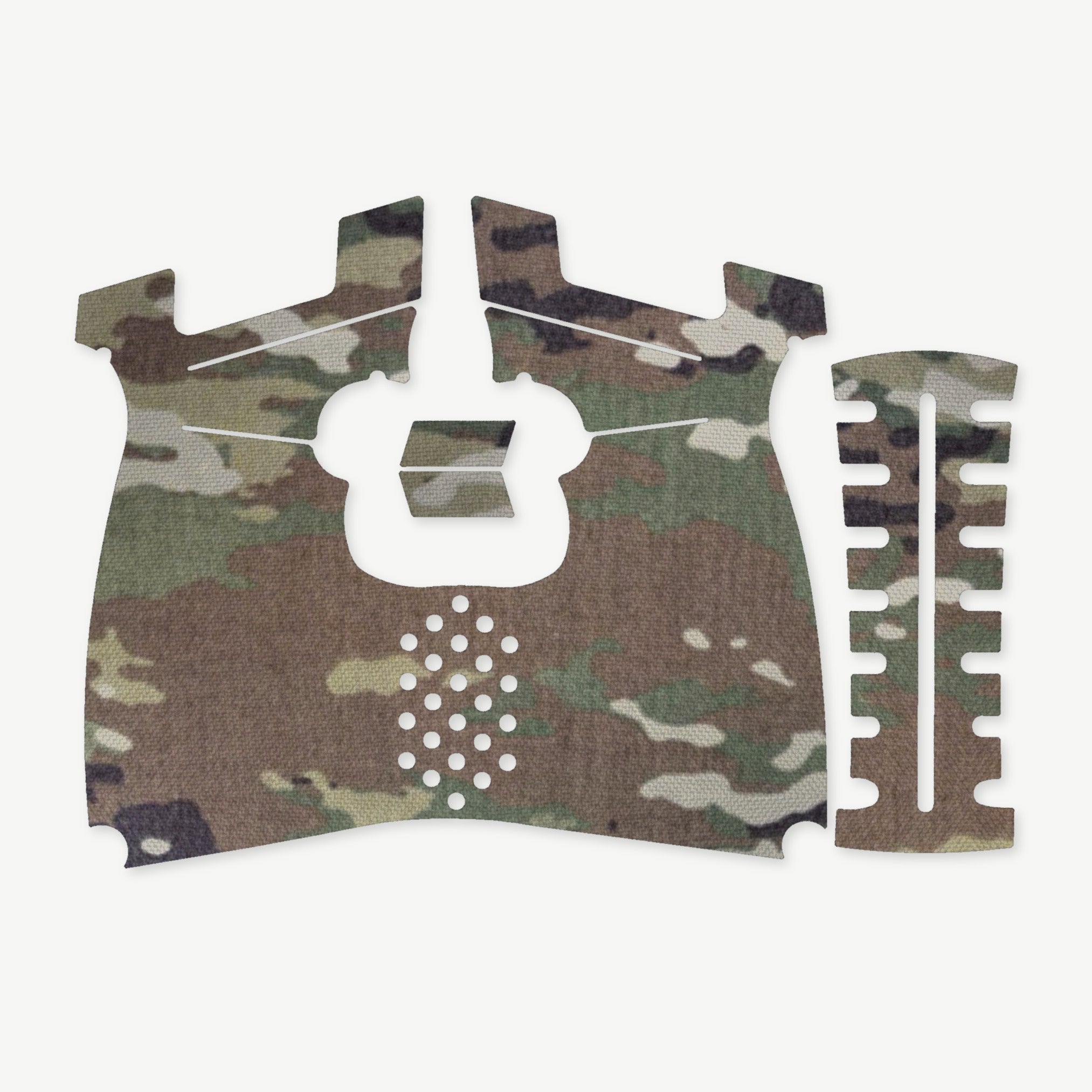 Grip Kit for Kimber R7 Mako (Carbon Compact) - die-cut Cordura 1000D kit pieces in MultiCam - Combat Textiles