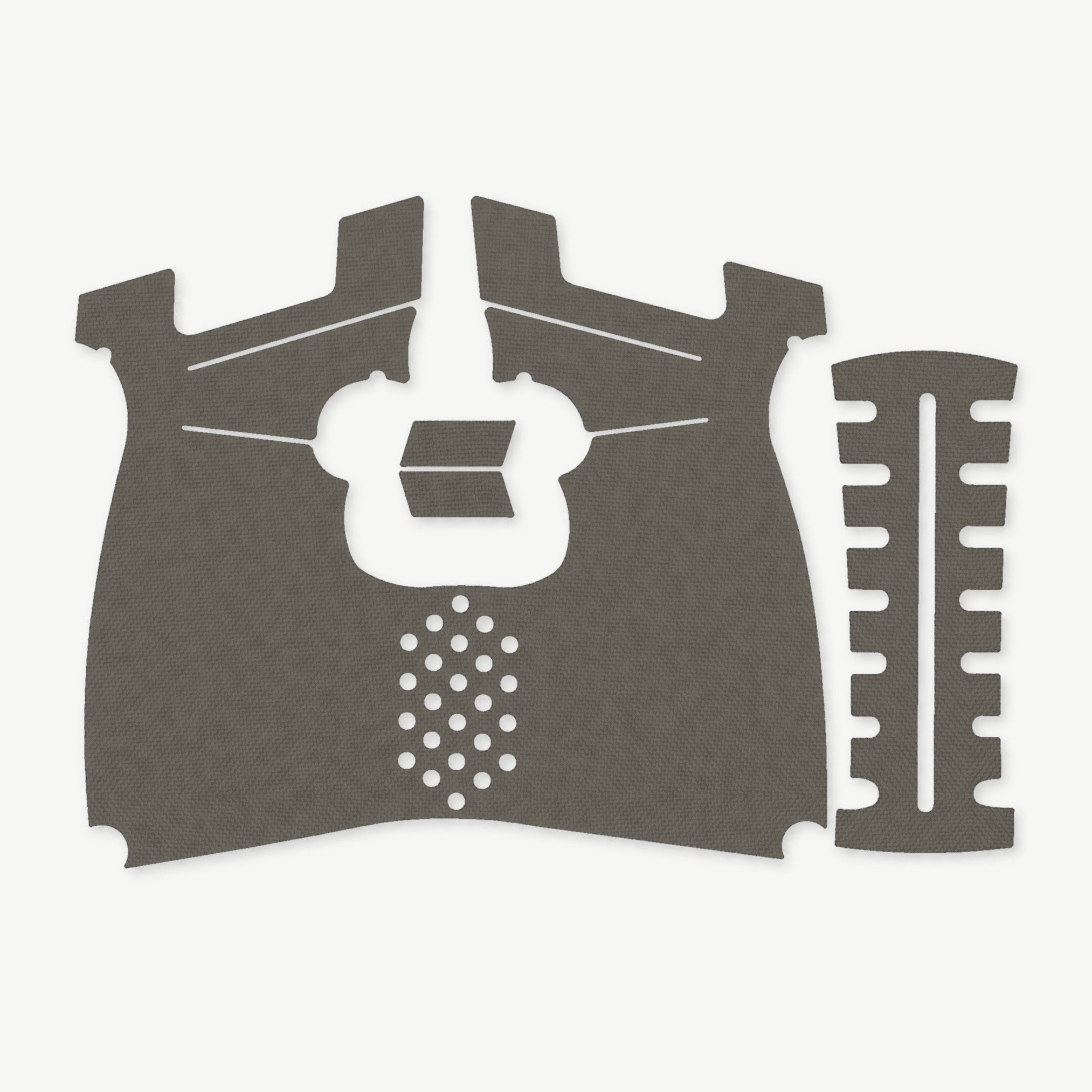 Grip Kit for Kimber R7 Mako (Carbon Compact) - die-cut Cordura 1000D kit pieces in Ranger Green - Combat Textiles