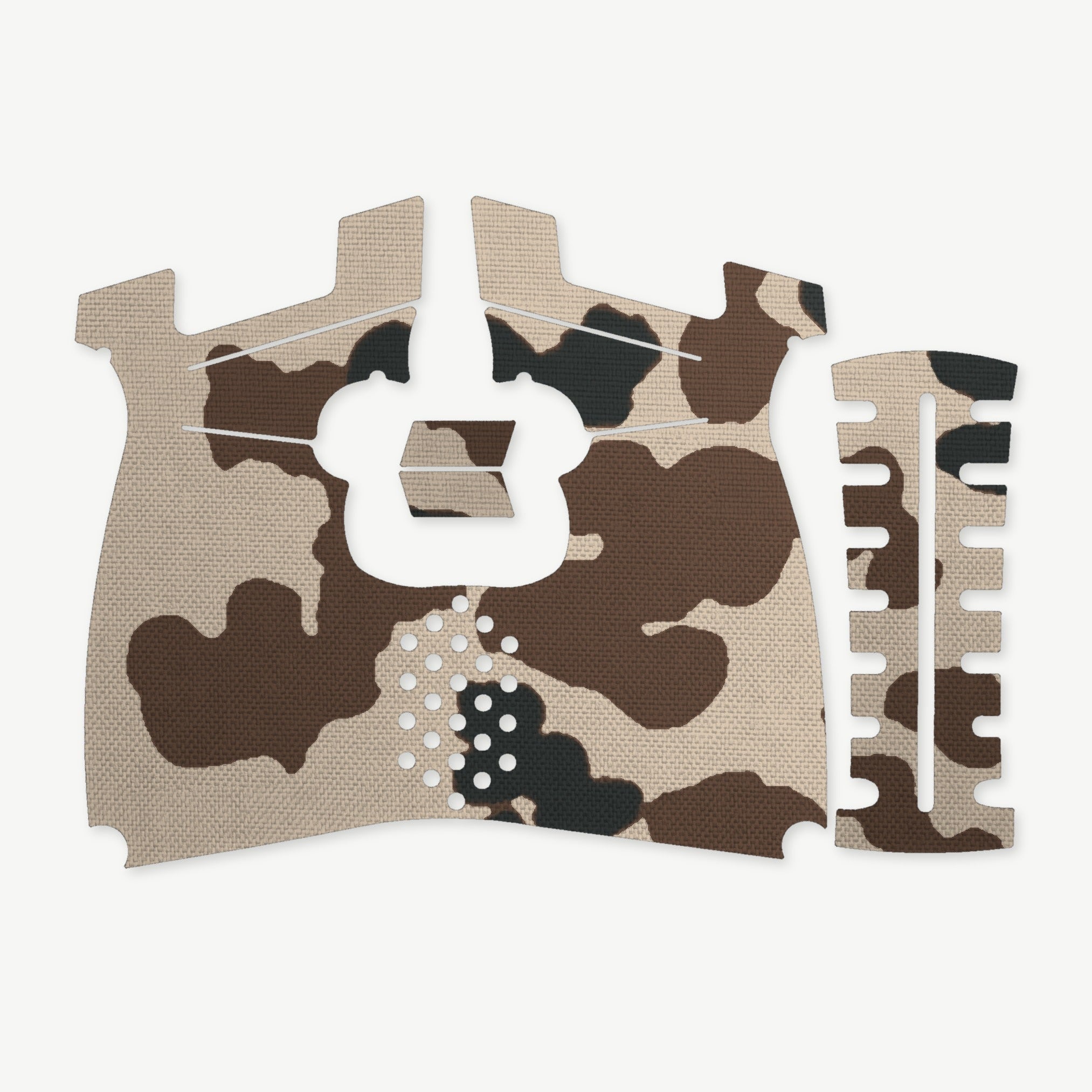 Grip Kit for Kimber R7 Mako (Carbon Compact) - die-cut Cordura 1000D kit pieces in Tropentarn - Combat Textiles