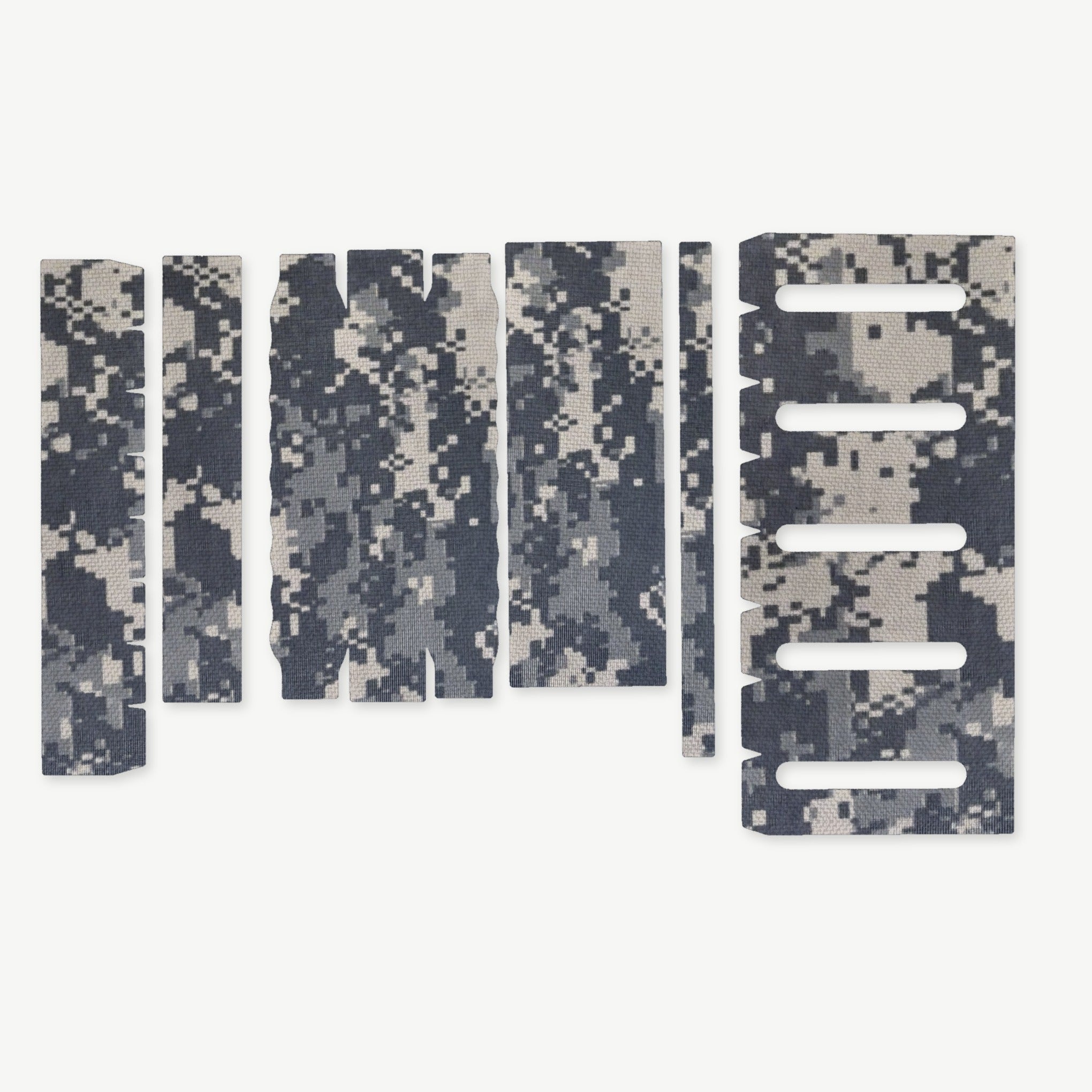 Light Wrap Kit for Modlite 18650 Rifle Light (PLHv2, v3/OKW v2) - die-cut Cordura 1000D kit pieces in ACU - Combat Textiles